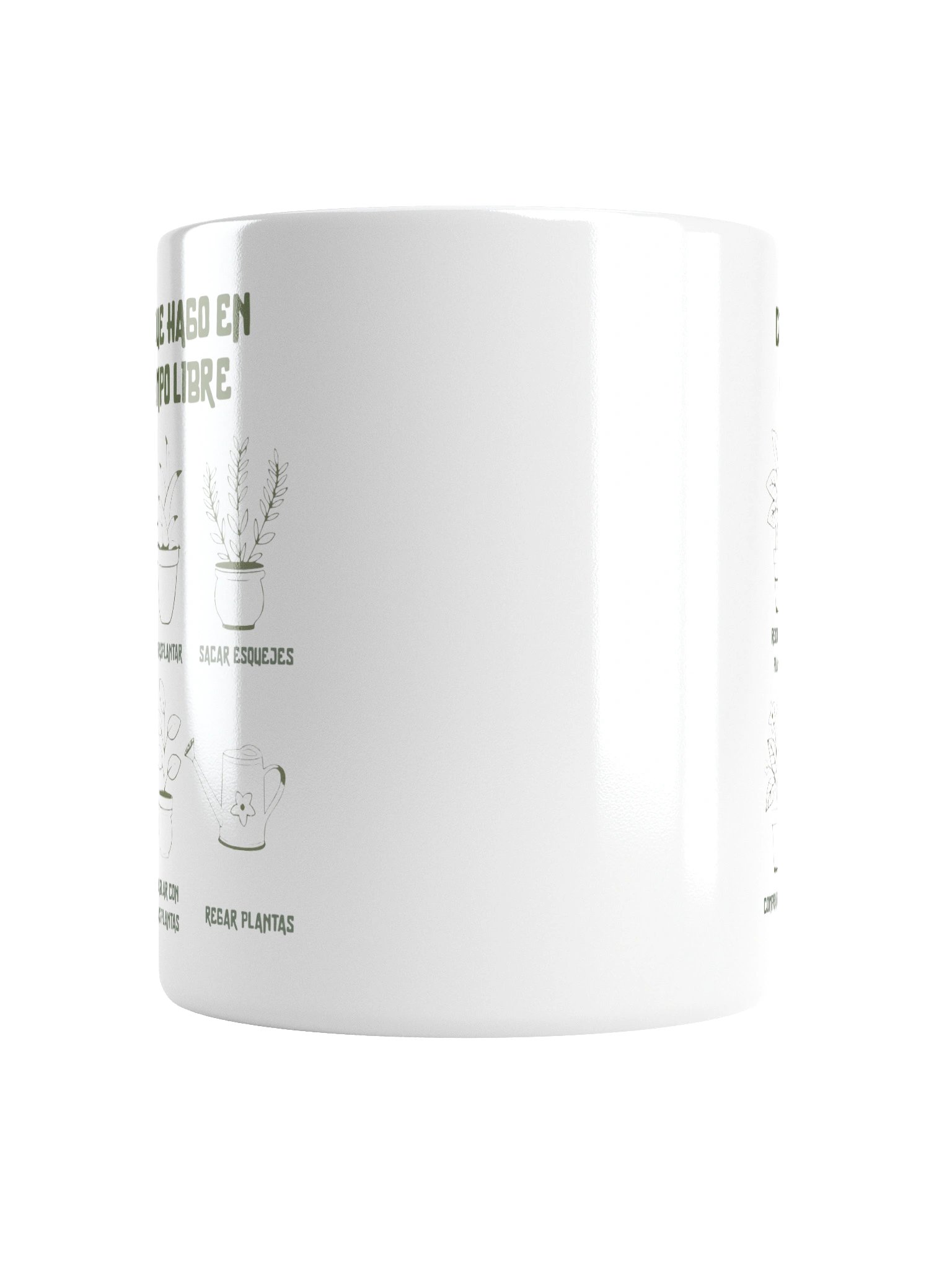 Taza Cosas que Hago en Mi Tiempo Libre | Taza Divertida de Plantas | Regalo Original para Amantes de la Jardinería product image (2)