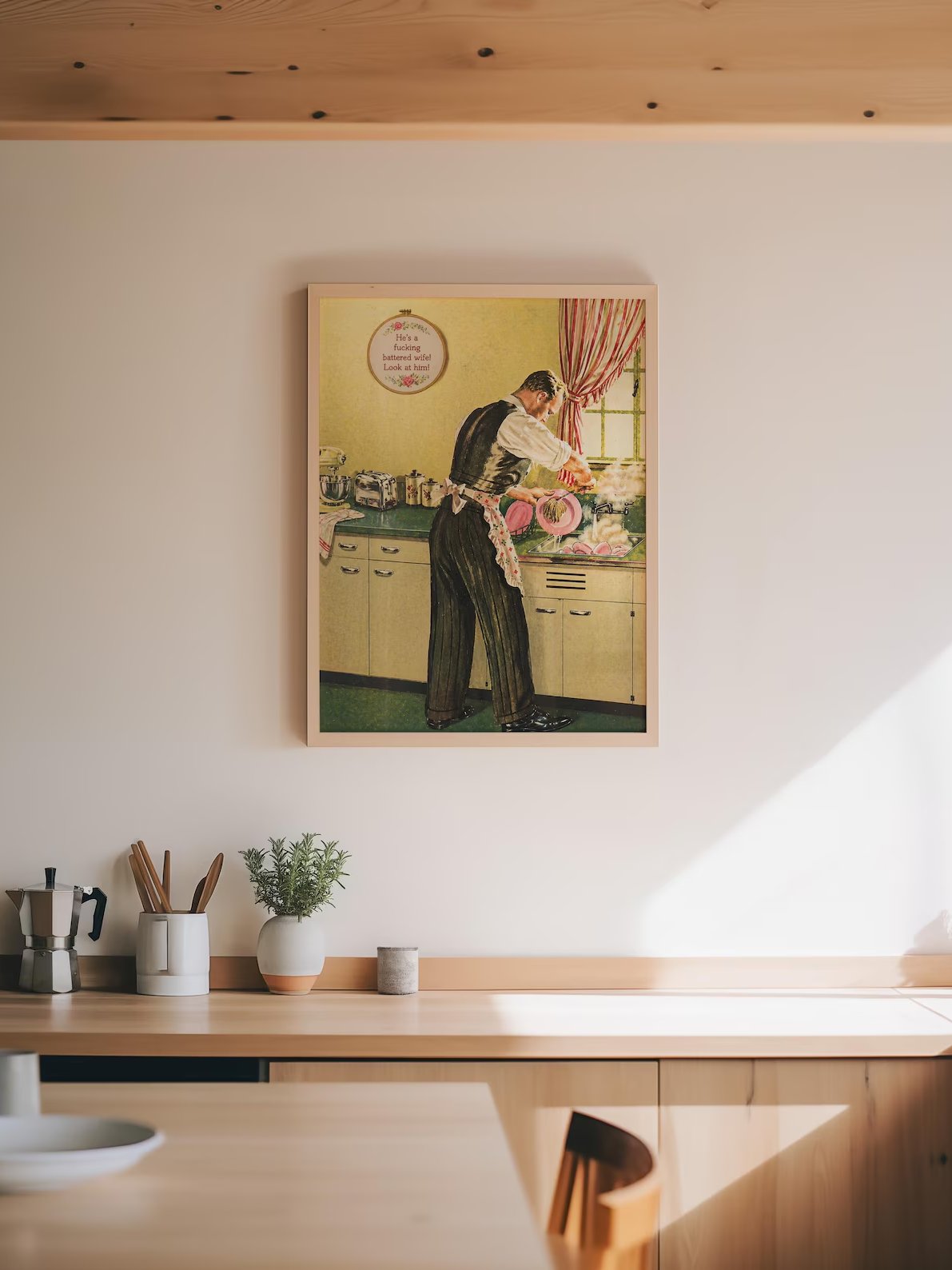 Vanderpump Rules Battered Wife Retro Print: Funny Bravo TV Digital Download product image (1)