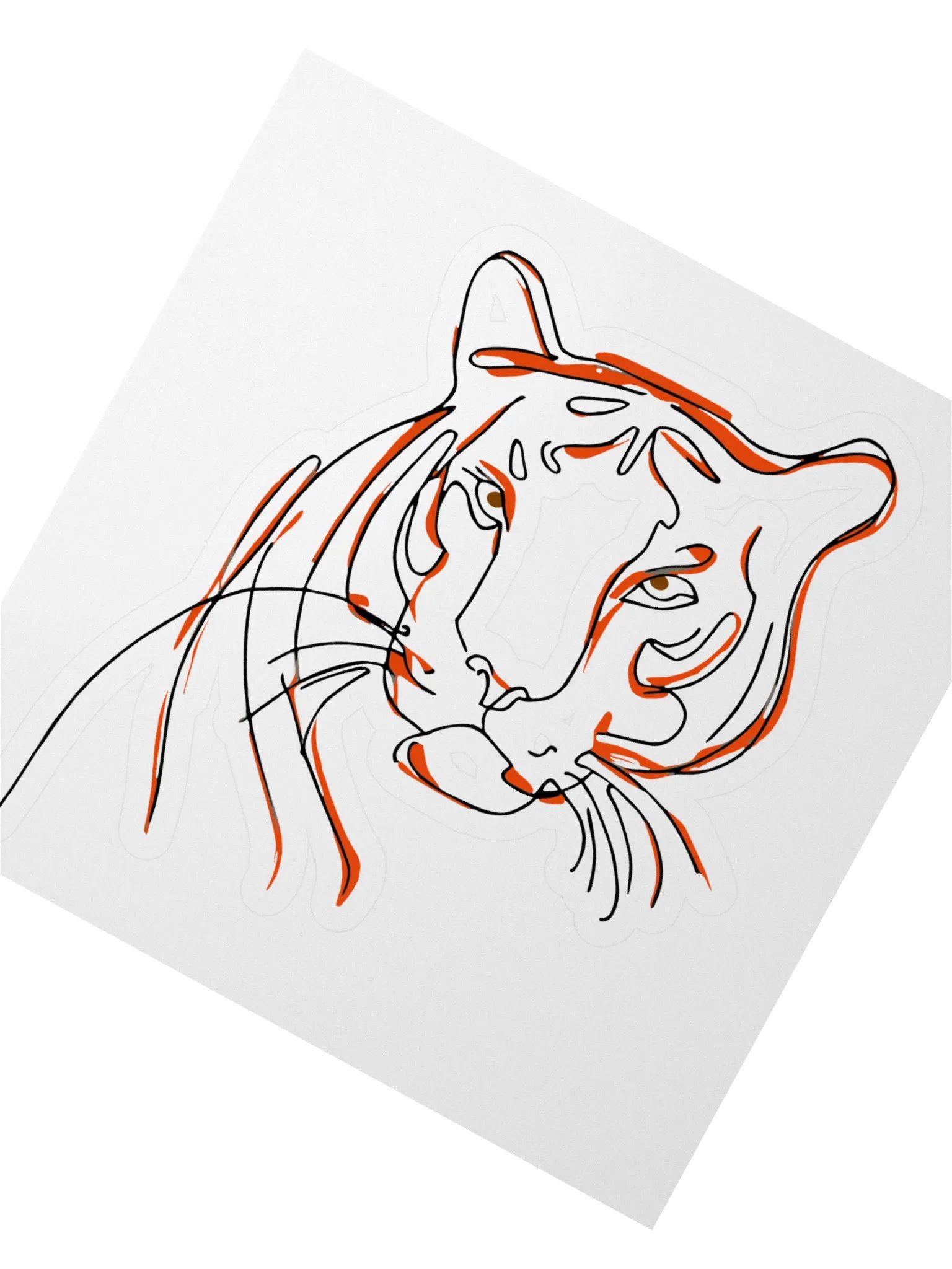 Tiger's Gaze Kiss Cut Stickers product image (2)