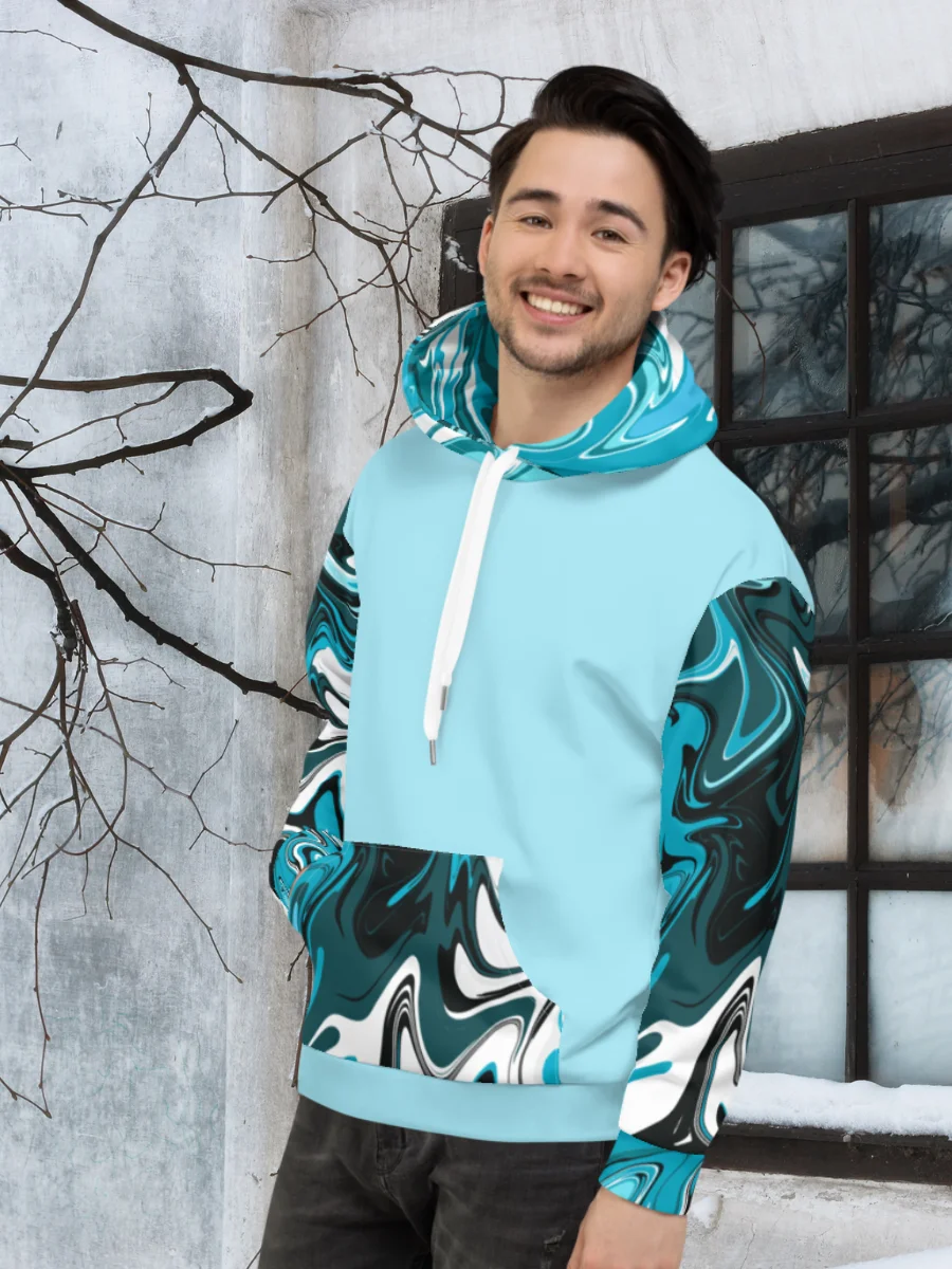 Blue Swirl Hoodie product image (2)