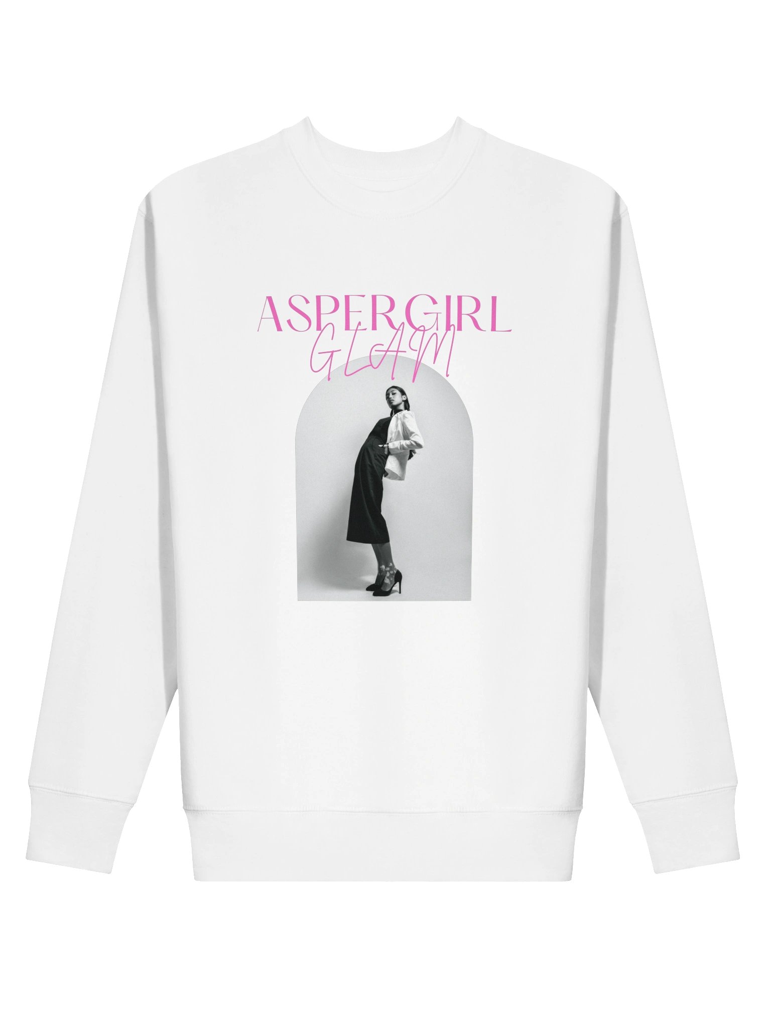 AsperGirl Glam Crewneck White product image (1)