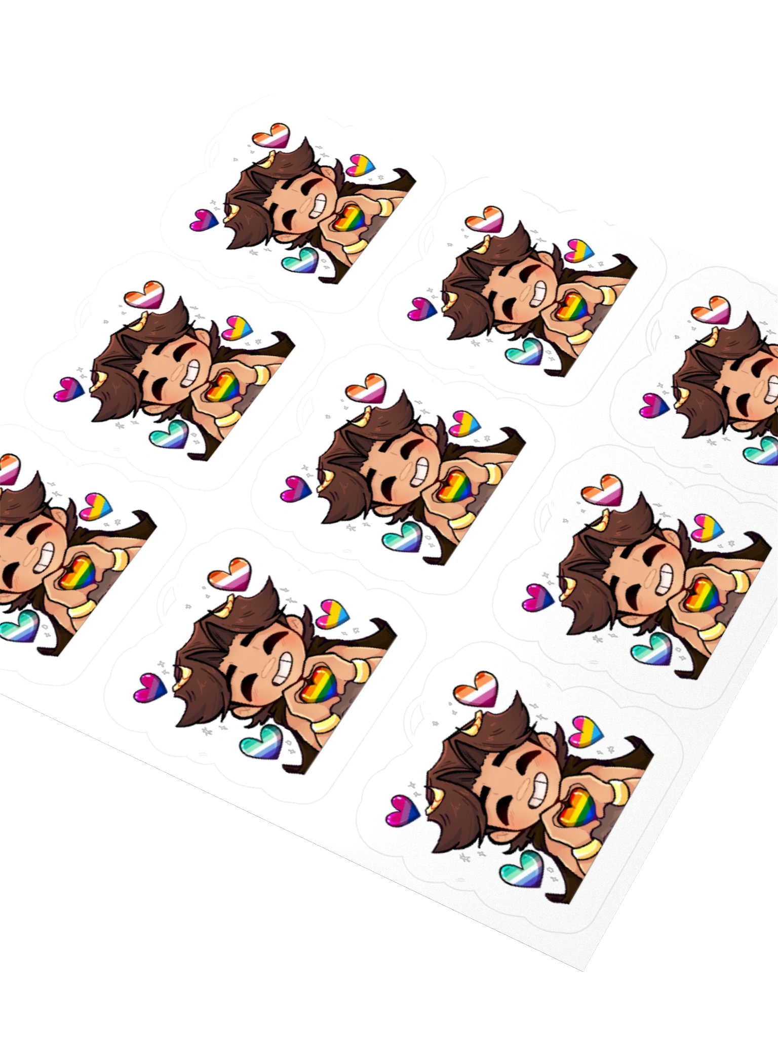 Nukeri Emote Sticker Set - 9x Pride product image (9)