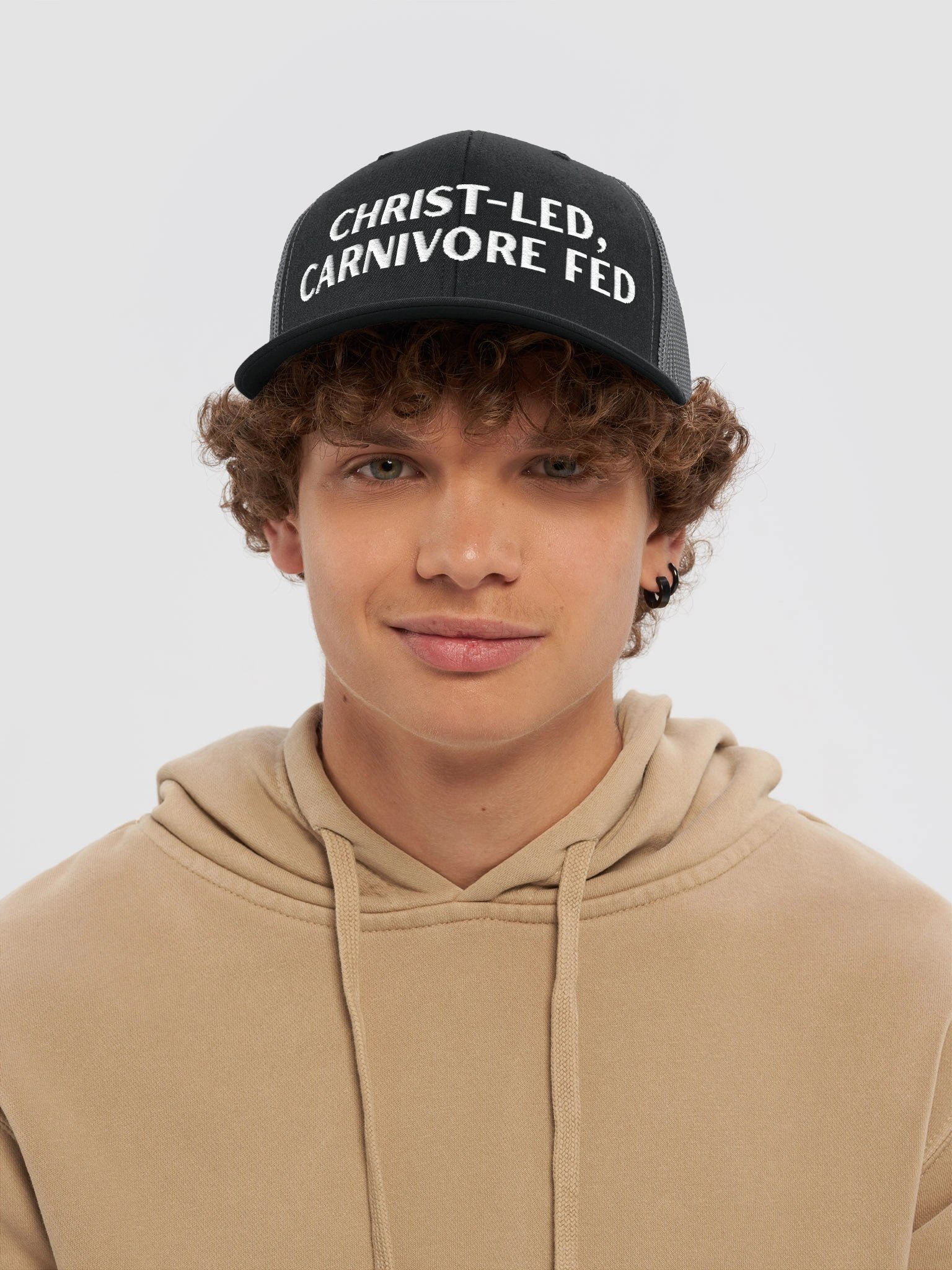 Trucker Hat - Christ-led Carnivore Fed product image (4)