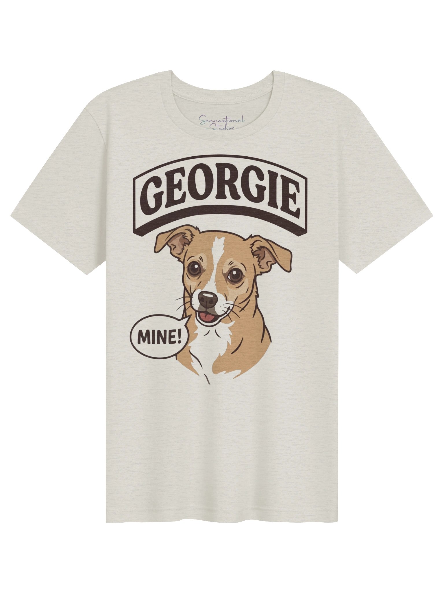 Georgie "Mine!" Possessive Chihuahua Tee | SENNSEIU product image (1)