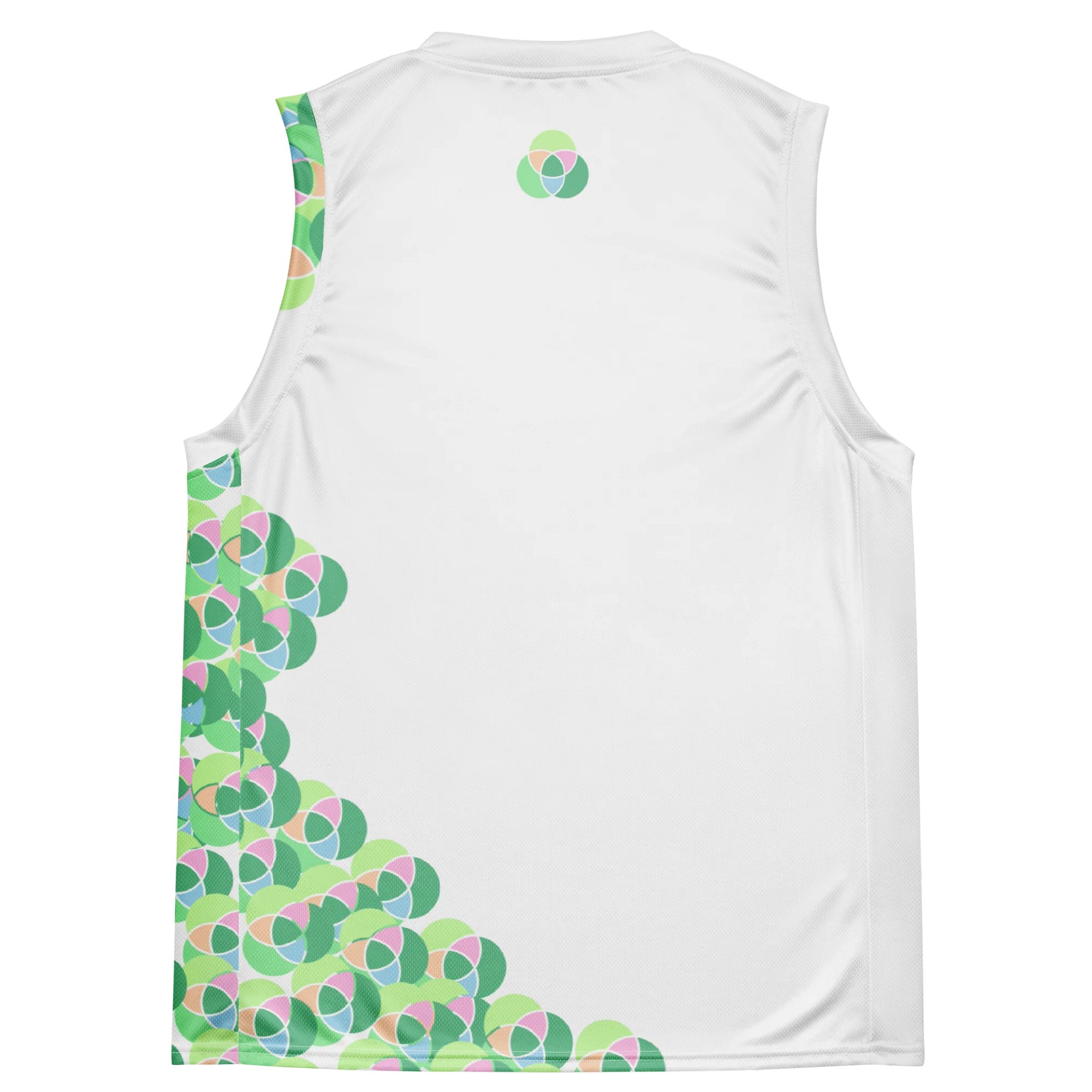 O2G All-Over Print Recycled Basketball Jersey — Signal in Motion product image (4)