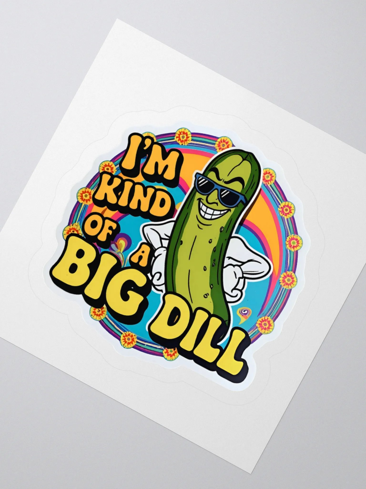 Big Dill Pickle Kiss Cut Sticker product image (6)