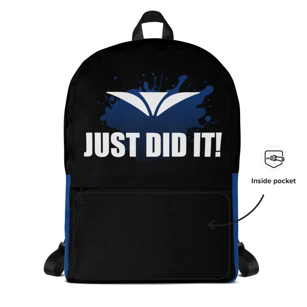 Just Did It! Blue Burst Backpack product image (6)