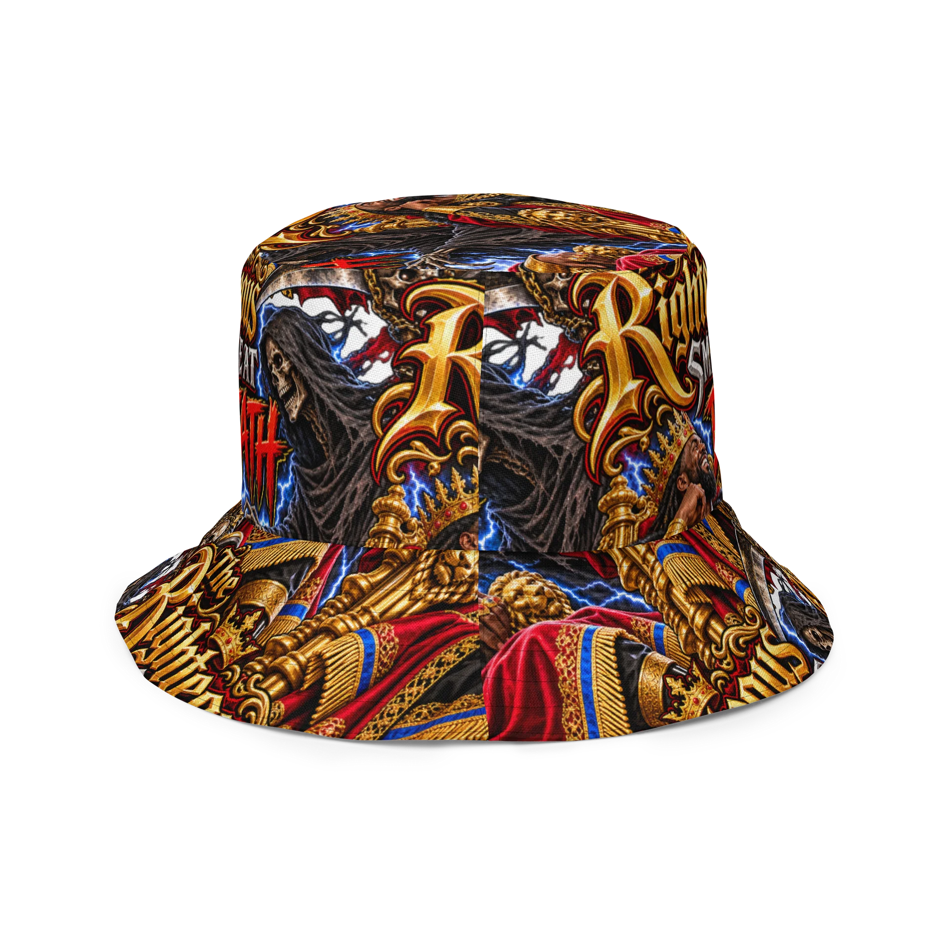 The Righteous Smile at Death Reversible Bucket Hat product image (4)
