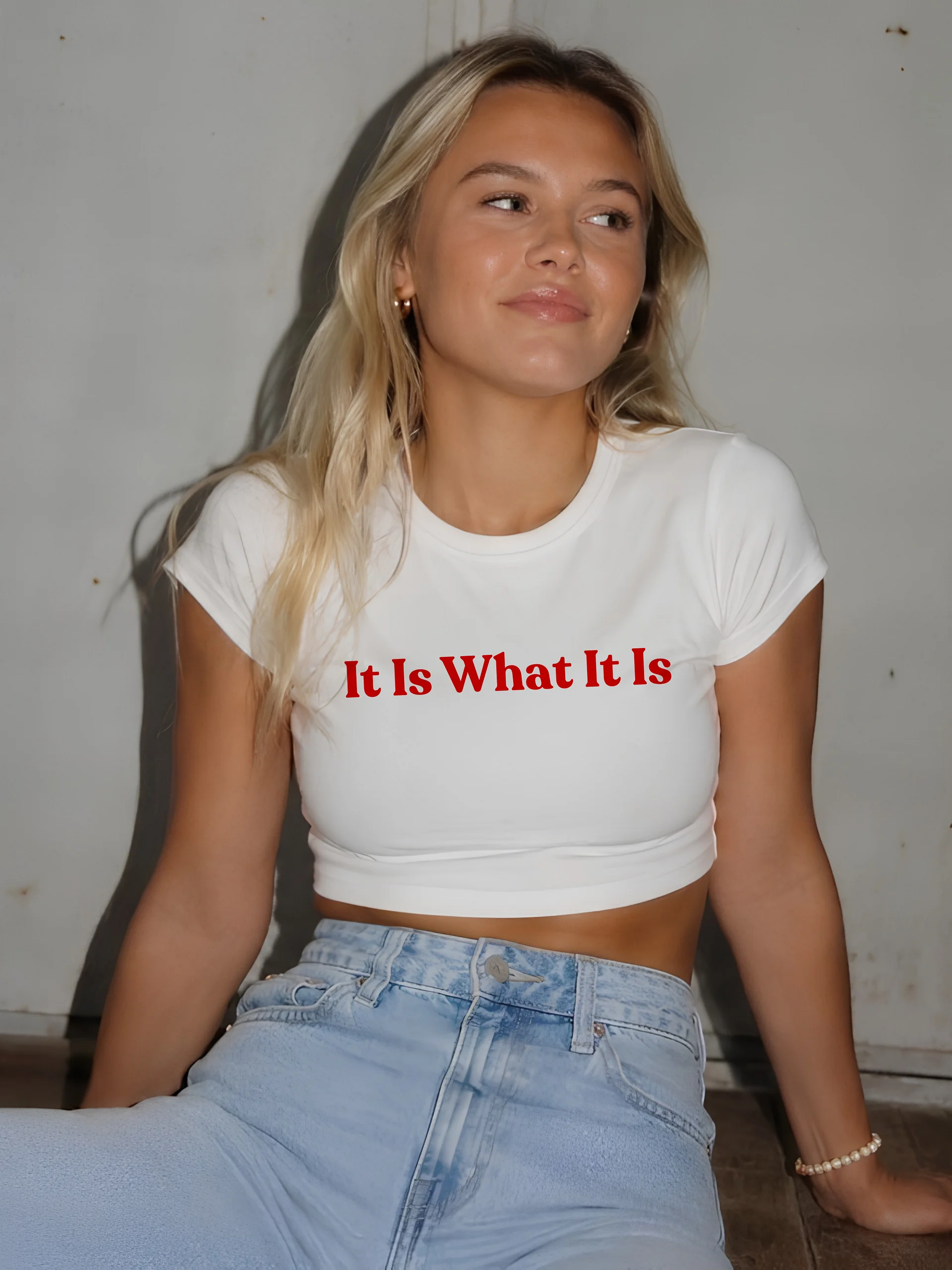 It Is What It Is Crop Top product image (1)