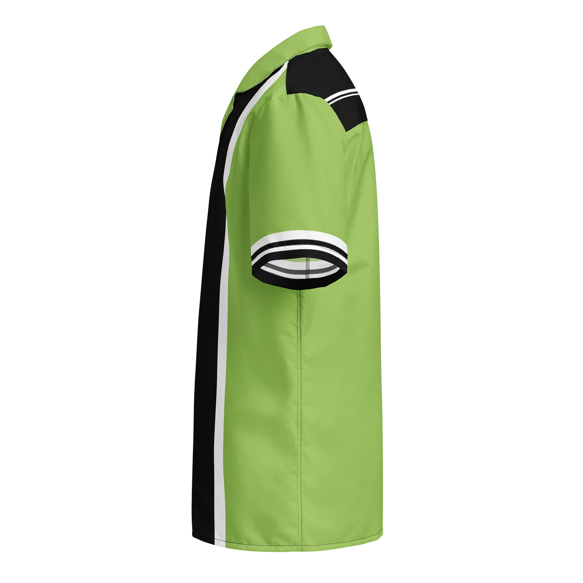 Apple Green Kat Skull Bowling Shirt product image (3)
