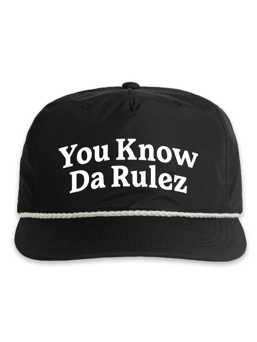 RULEZ SNAP BACK HAT-BLK product image (1)