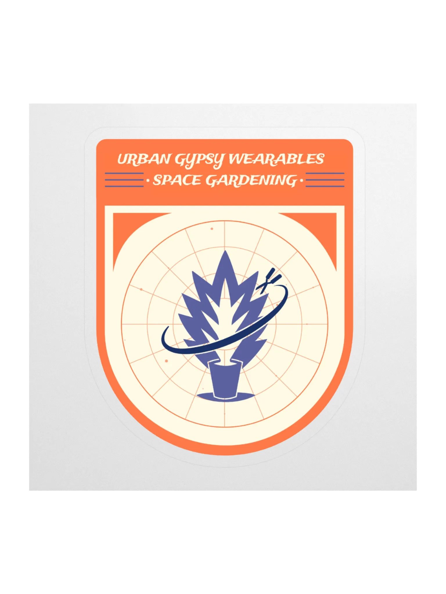Space Gardening Kiss-Cut Sticker product image (1)