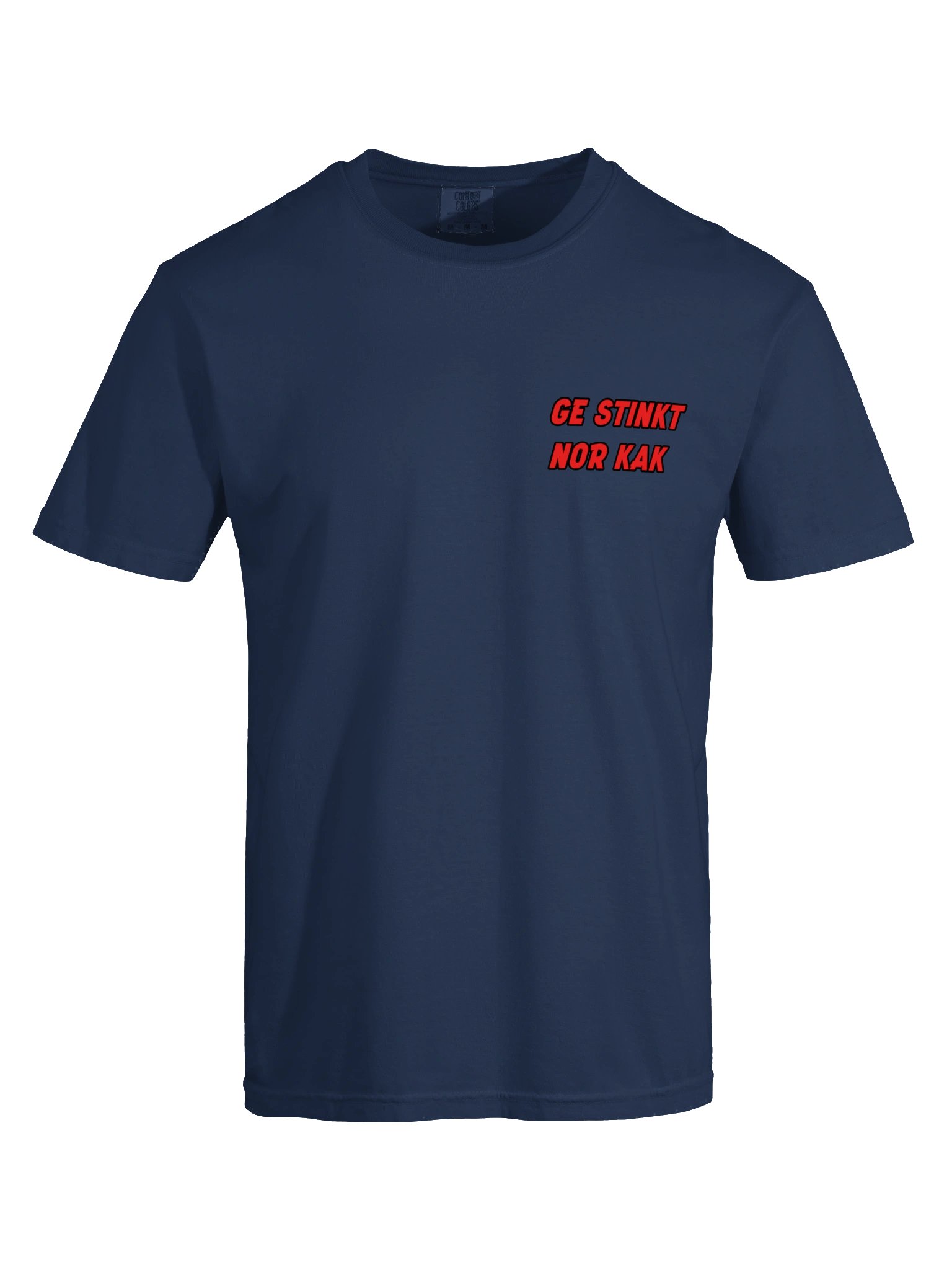 Bold Red Text Graphic Tee- GE SINKT NOR KAK! product image (21)