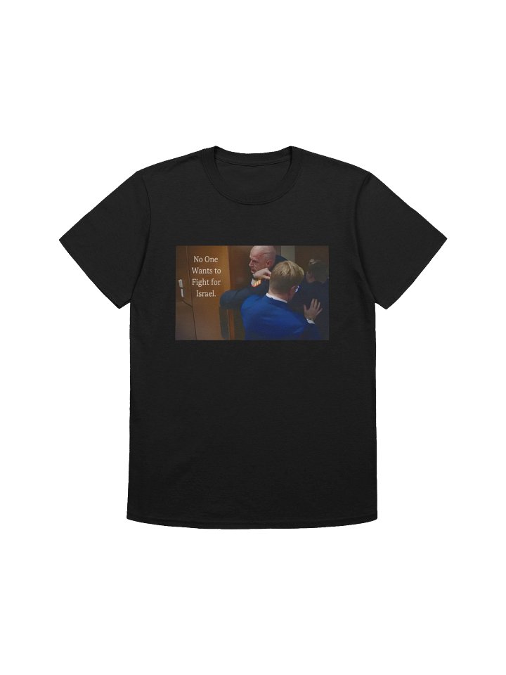 No One Wants to Fight for Israel Brian McGinnis T-Shirt product image (1)