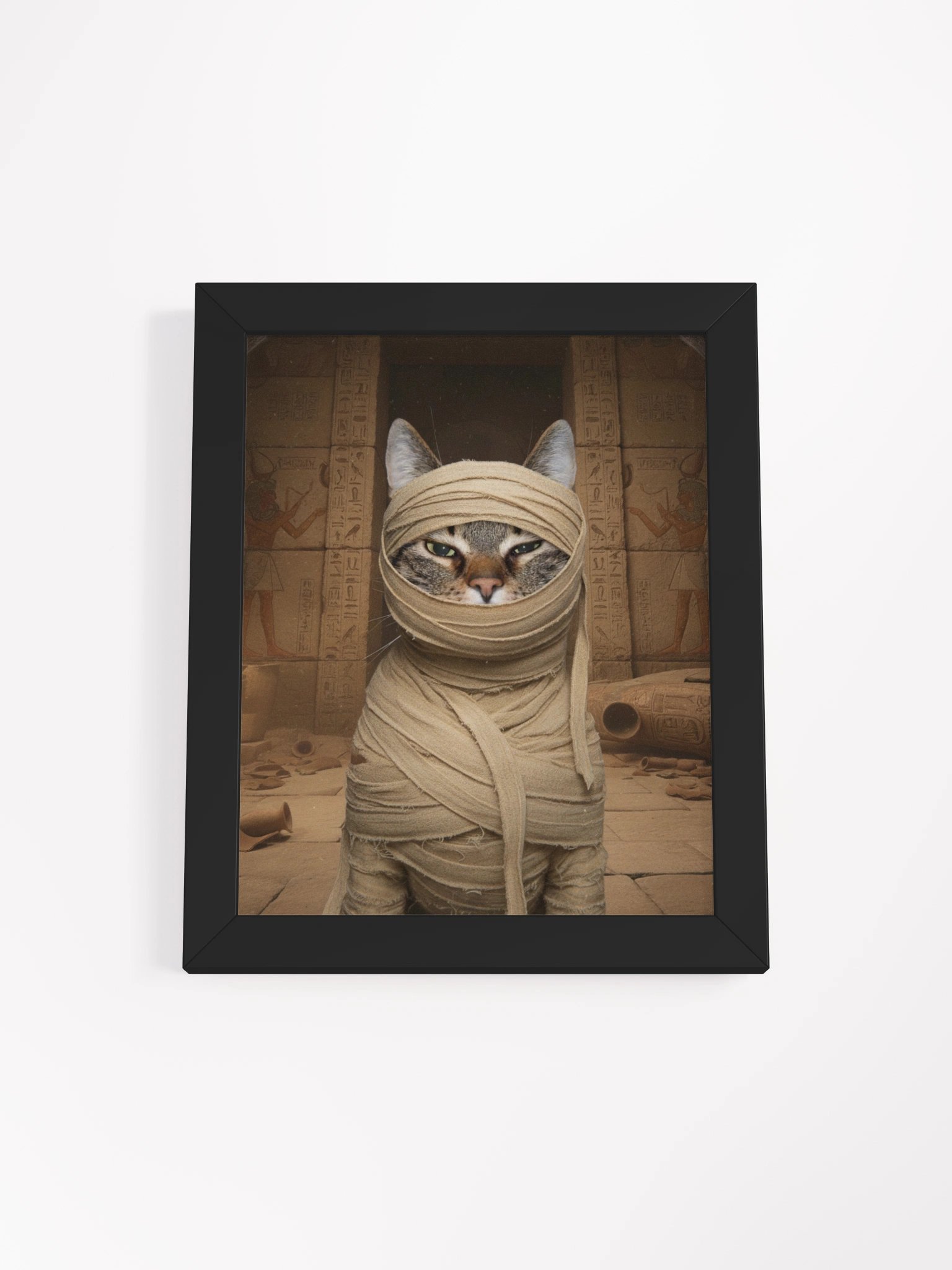 HALLOWEEN NIGHT / FRAMED PET ART / HIGH-QUALITY PRINT product image (2)