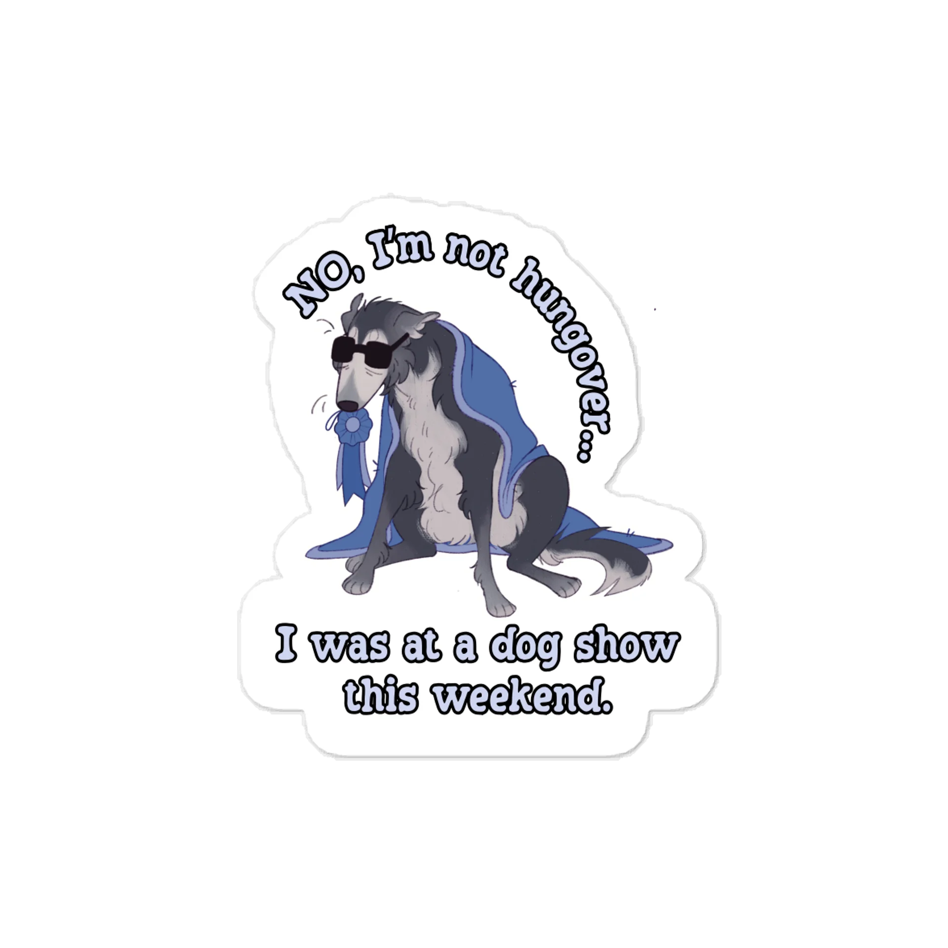 Dog Show Hangover - Chinchilla Rosette product image (1)