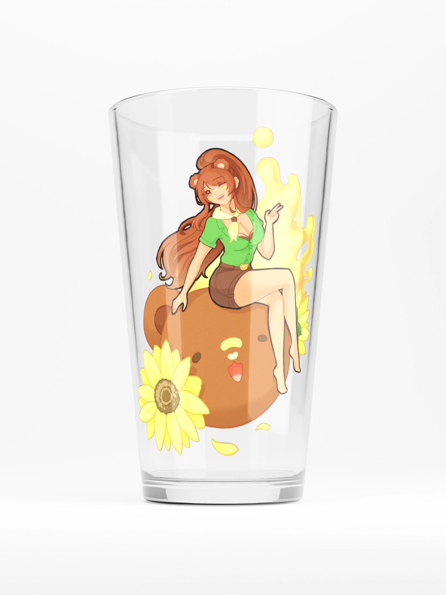 Bear's Anime Pint Glass product image (1)