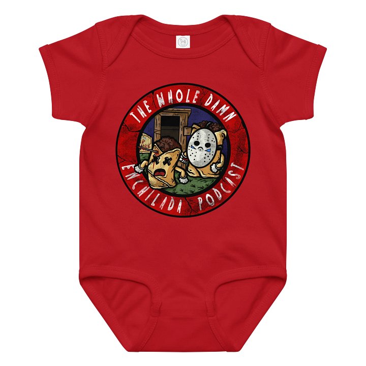 the whole damn enchilada logo onesie product image (1)