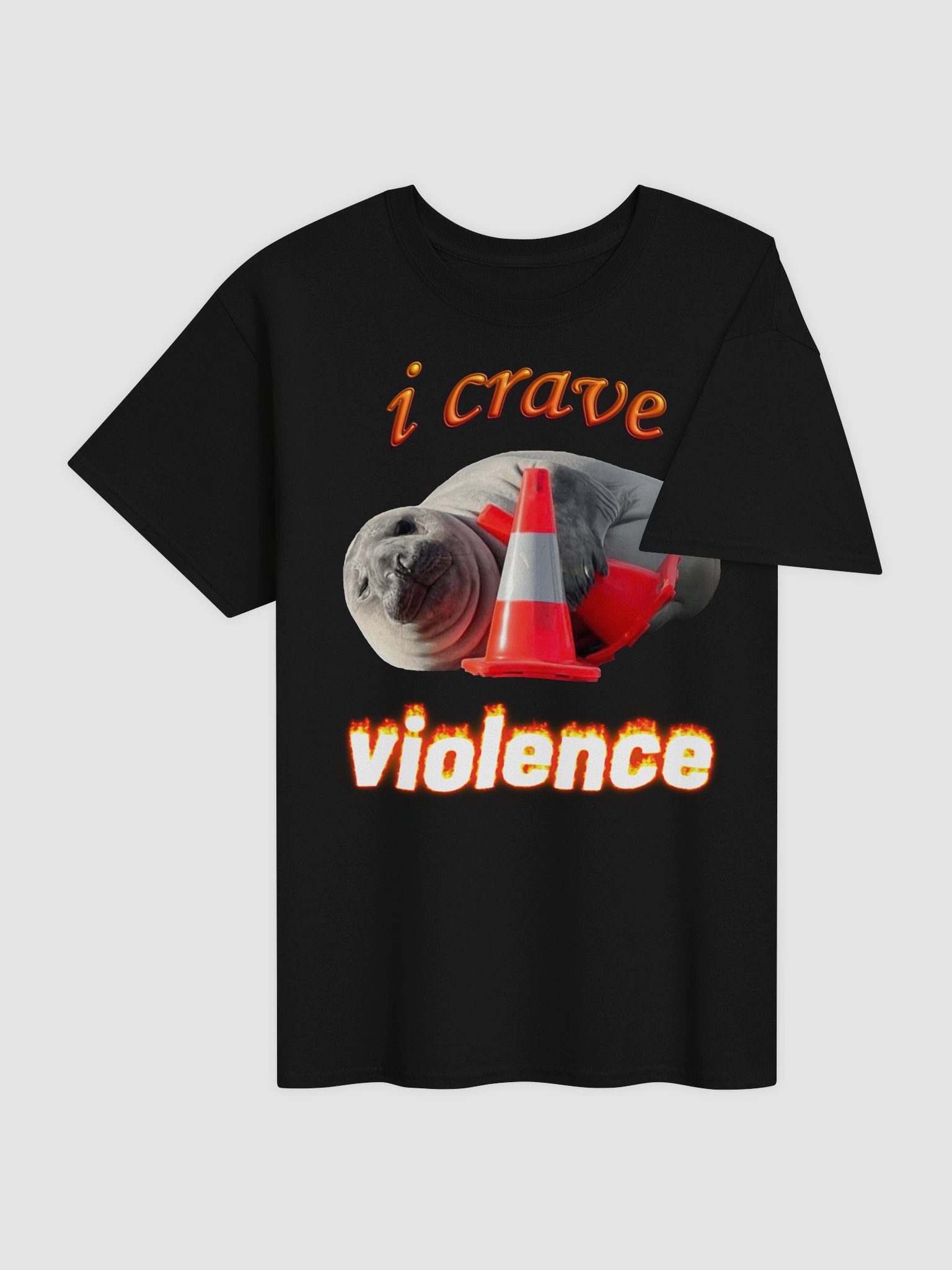 Neil The Seal - I Crave Violence T-shirt product image (24)