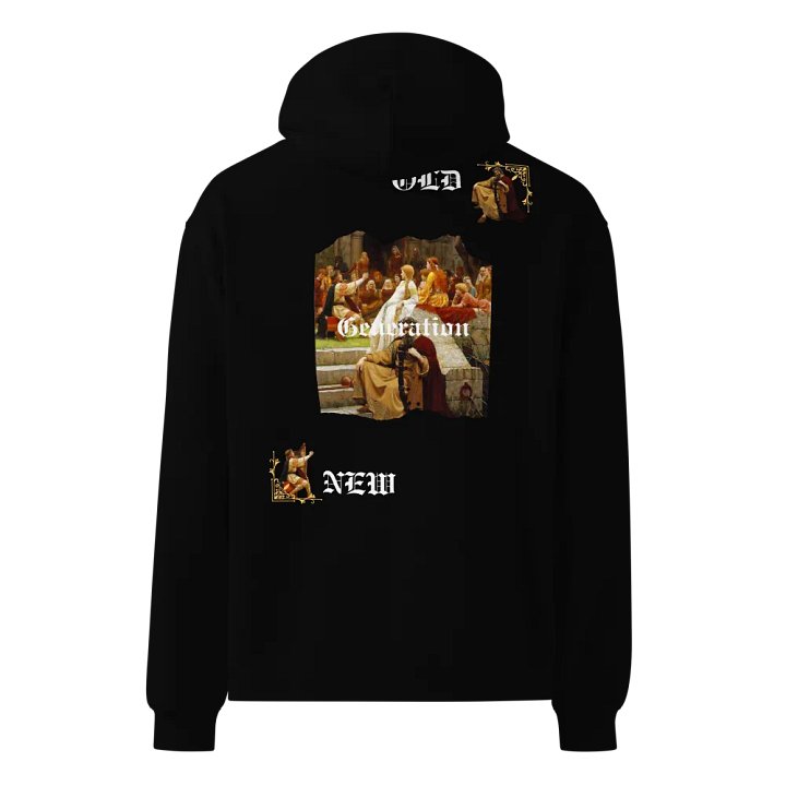 Edmund Leighton Faded Laurels Hoodie Black product image (1)