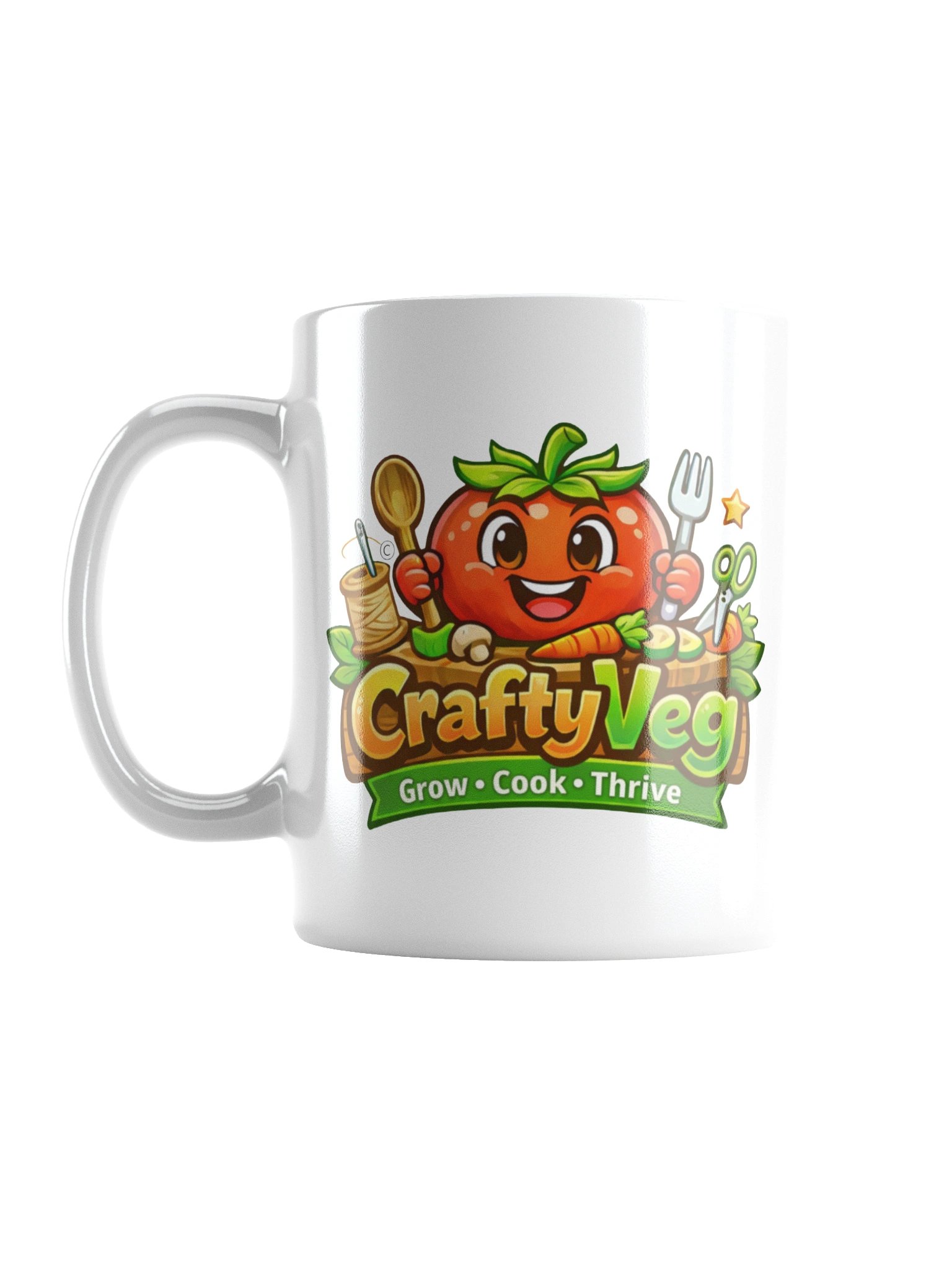 CraftyVeg Logo Mug product image (1)