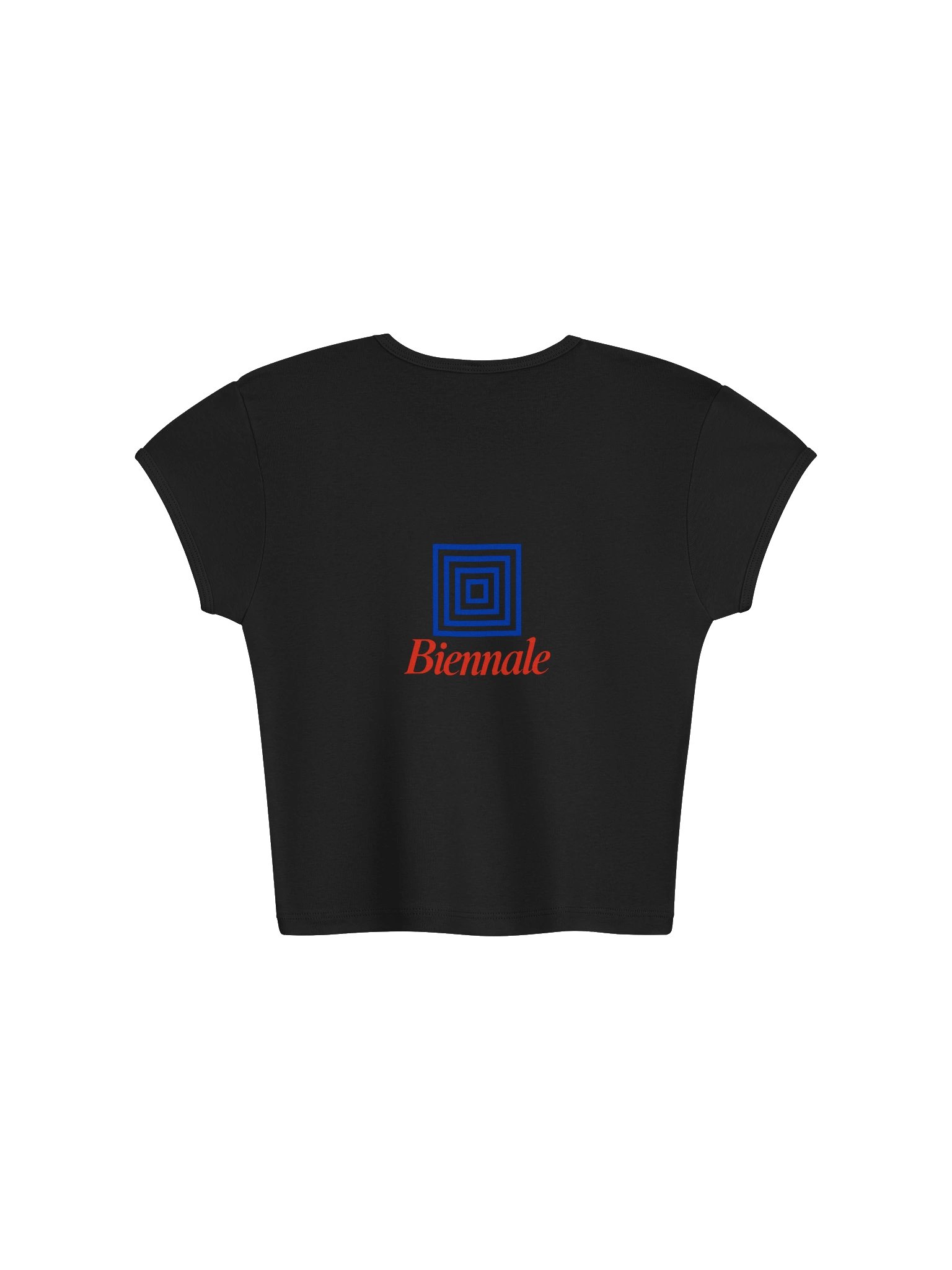 SHANGHAI Abstract Red Blob Crop Tee product image (2)