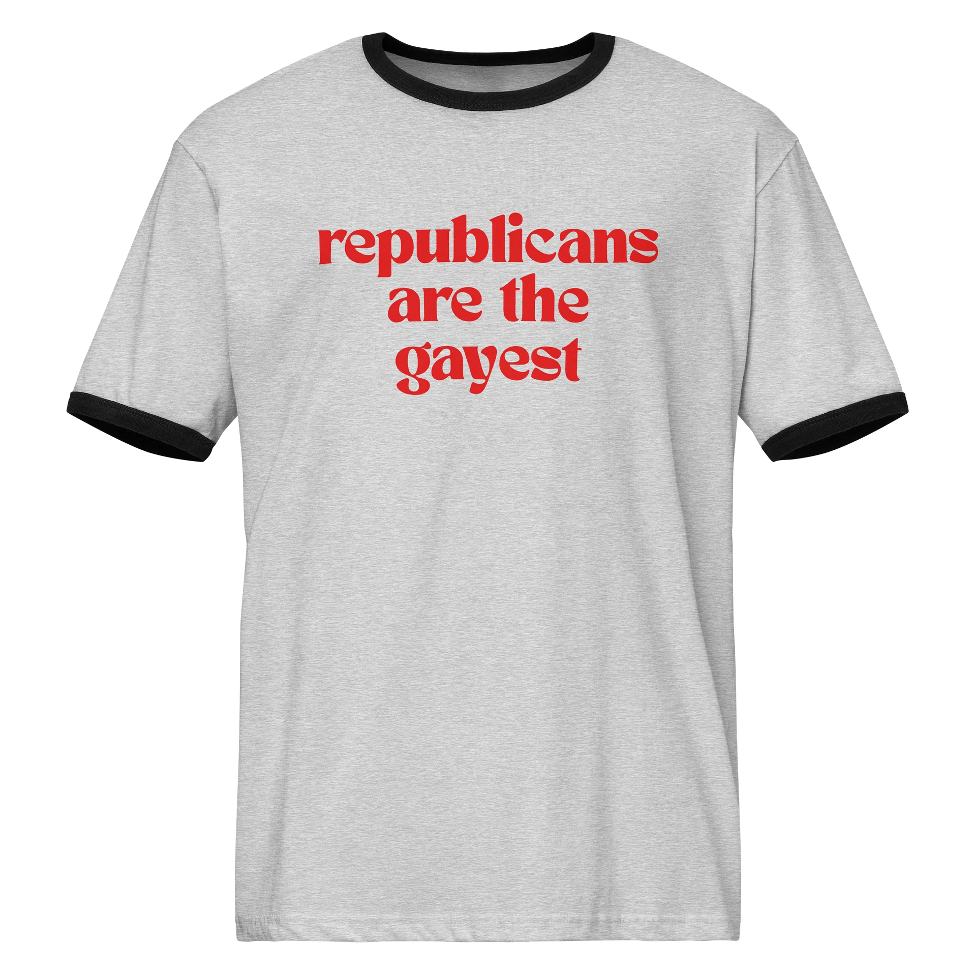Republicans Are The Gayest Ringer Tee product image (1)