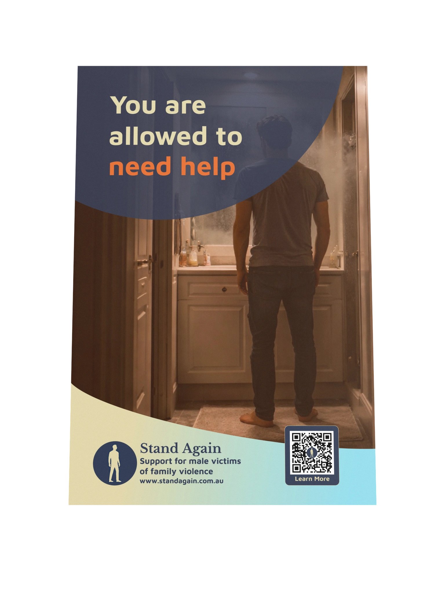 Poster B: "You are allowed to need help" product image (1)