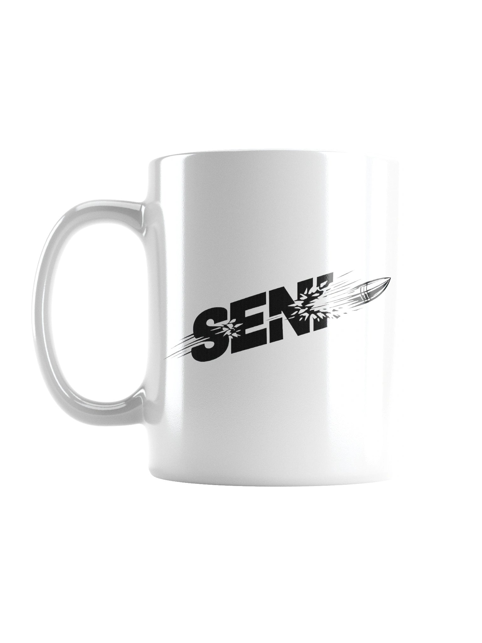 Bullet White Glossy Mug product image (2)