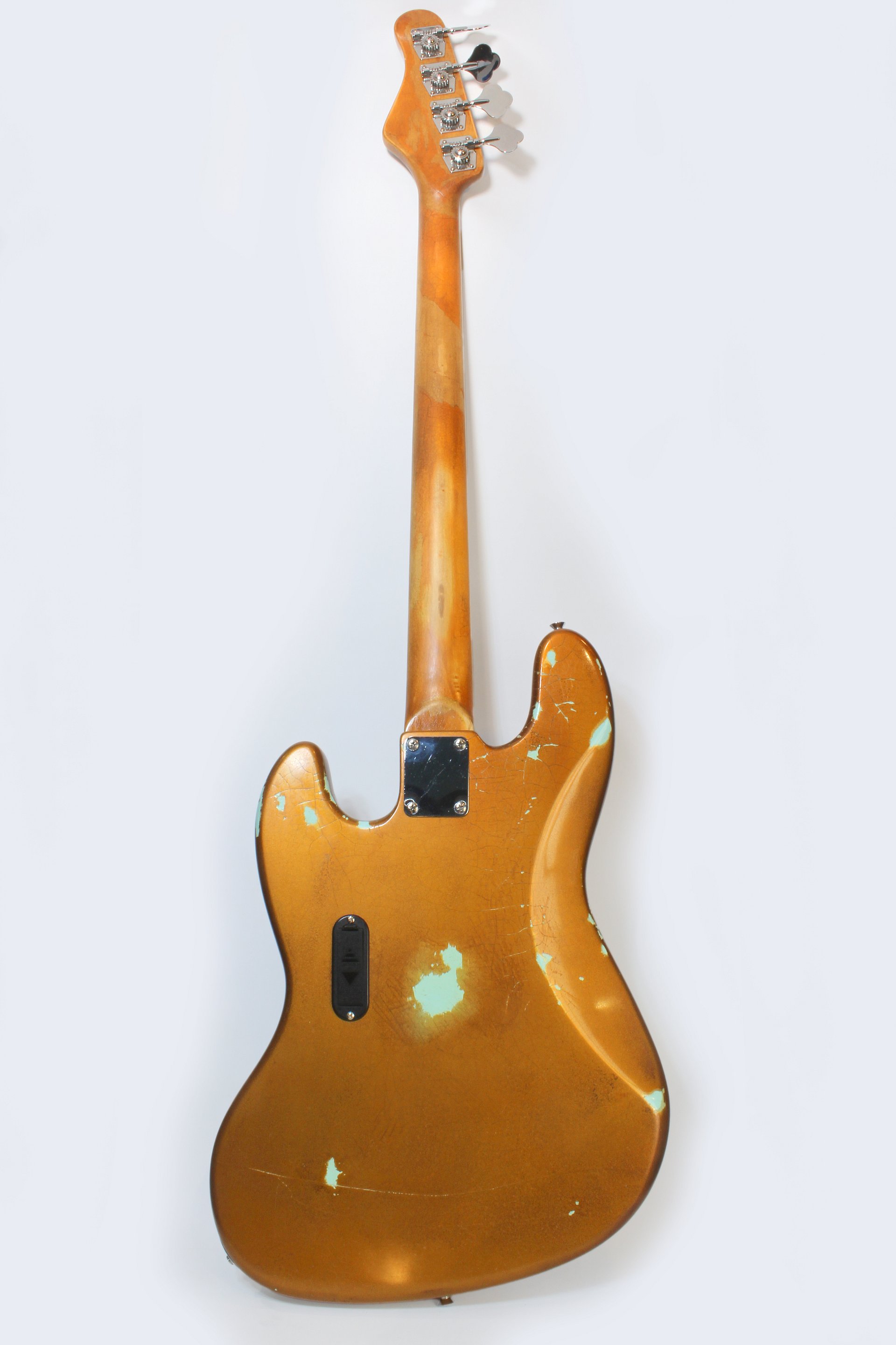 Shattered Relic Gold Top Bass – A Unique Upcycled Masterpiece product image (3)
