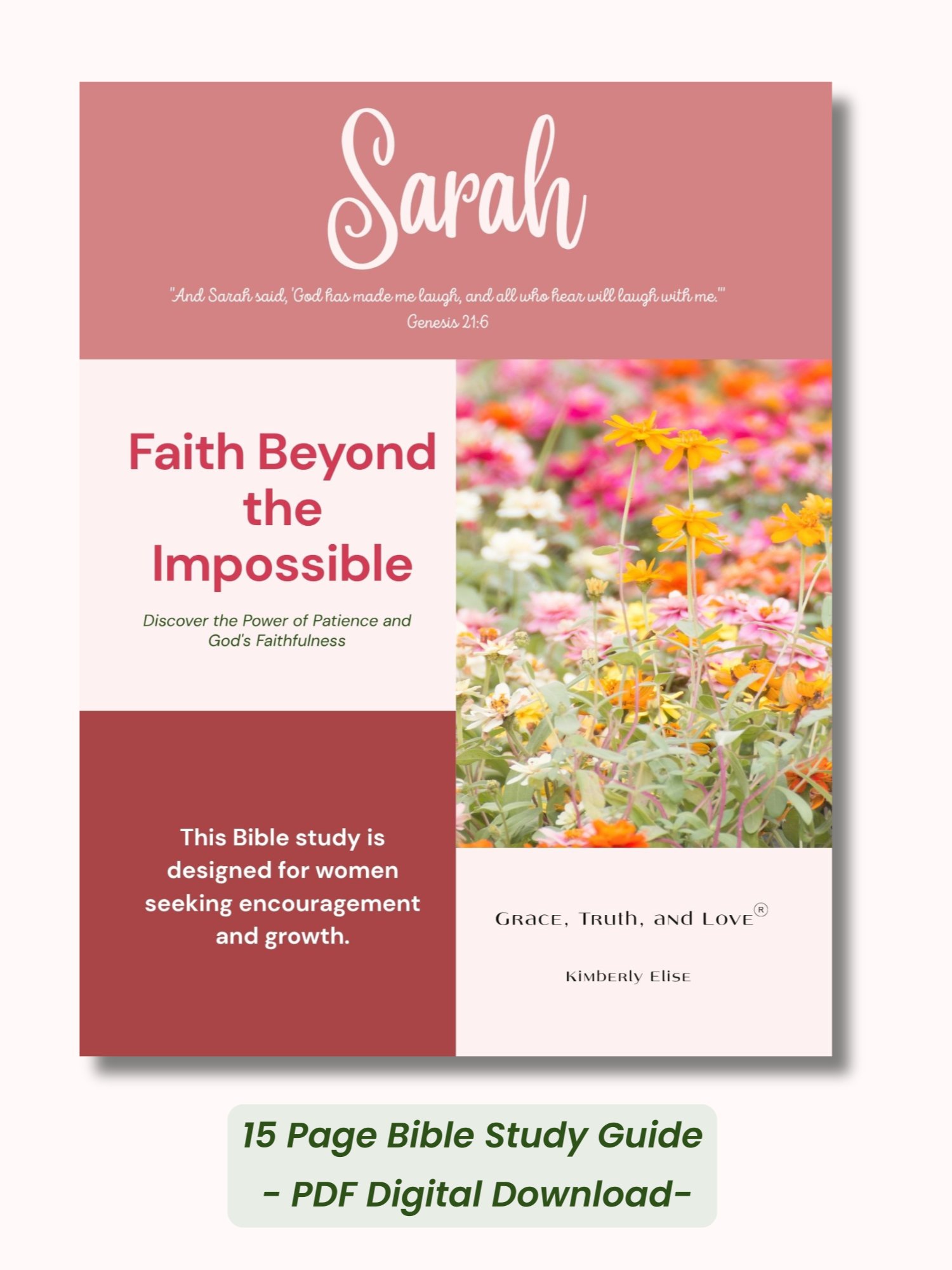 Bible Study - SARAH – Faith Beyond the Impossible product image (1)