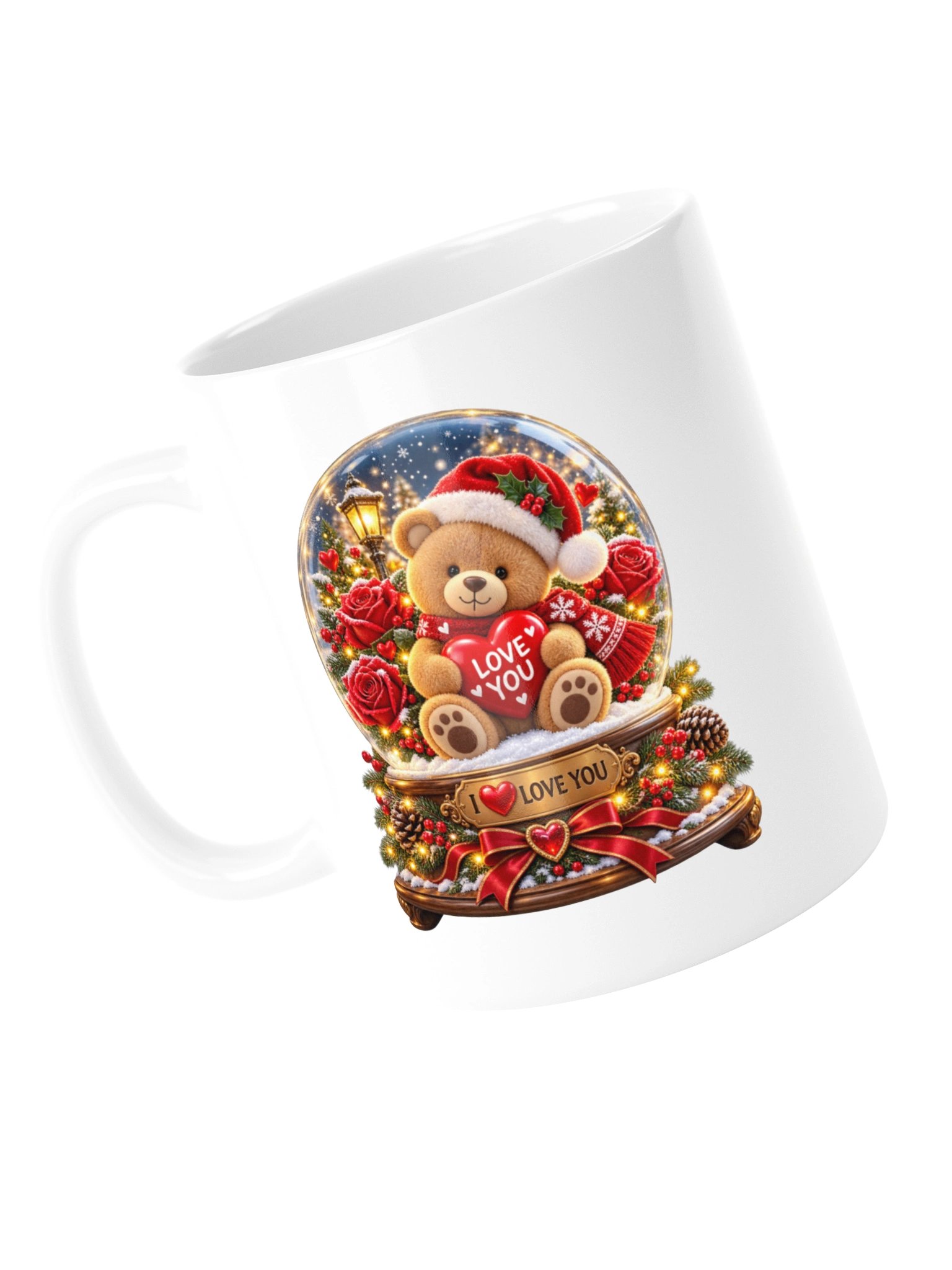 I ❤️ LOVE YOU — CHRISTMAS TEDDY BEAR - MUG product image (14)