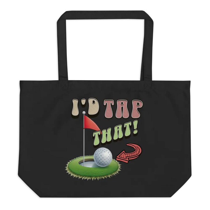 Id Tap That! Golf Lover's Eco-Friendly Tote Bag product image (1)