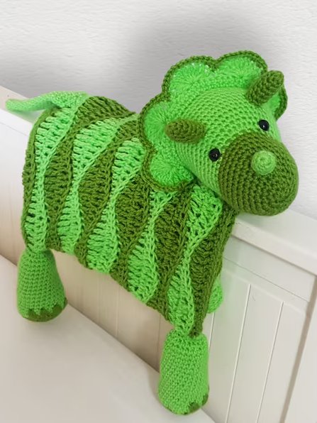 Dinosaur Baby Blanket Crochet Pattern - Amigurumi Dino Toy PDF - Crafting Happiness product image (1)