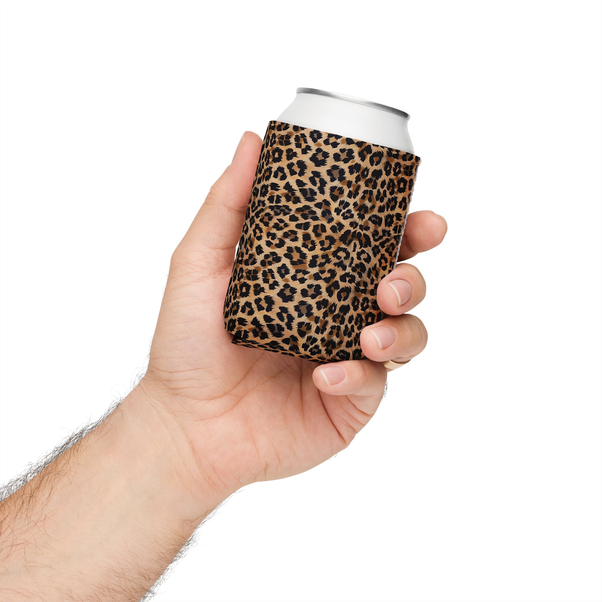Bold Leopard Print Can Cooler for Hot Days product image (4)