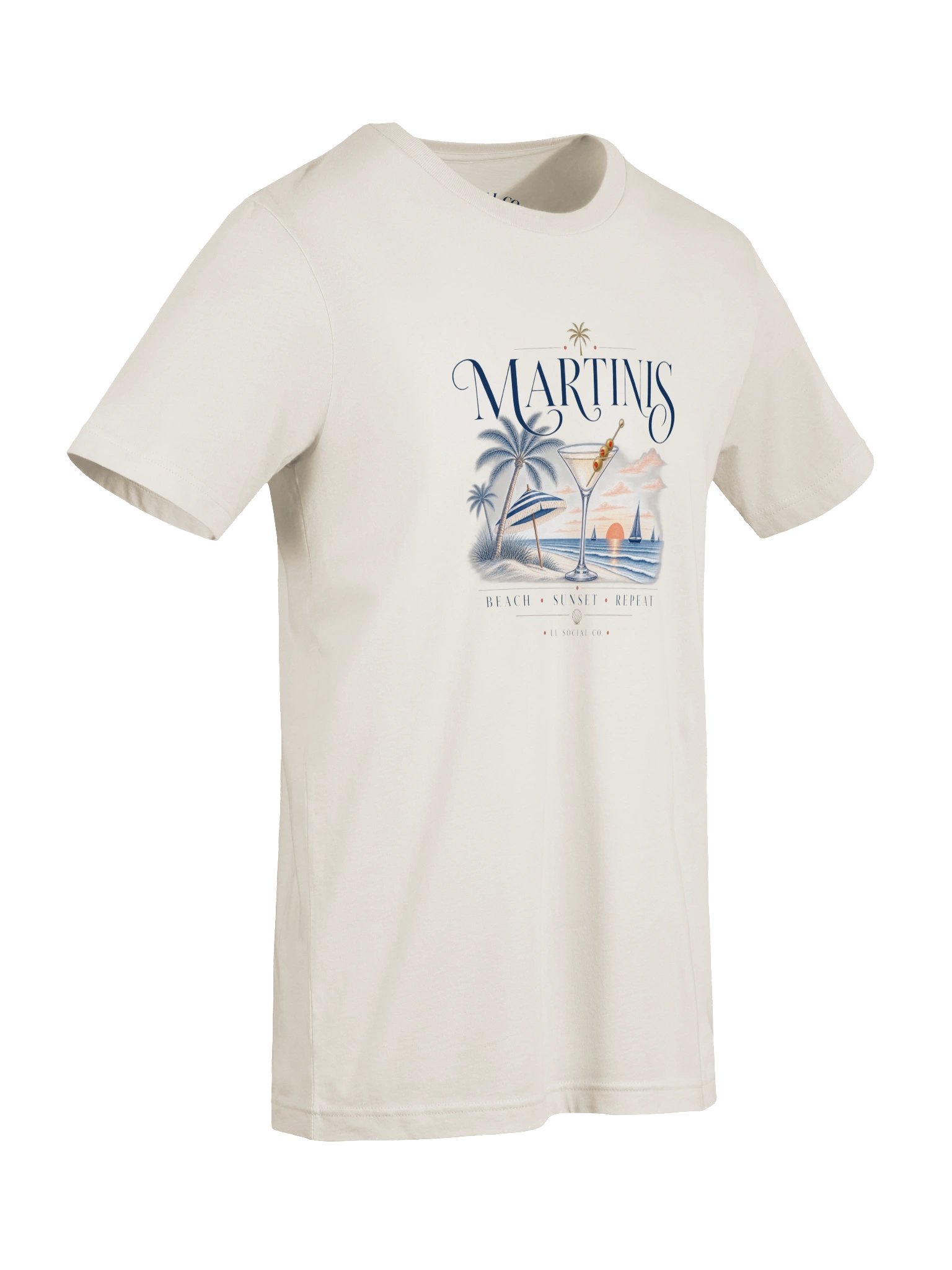 Martinis Beach Sunset Repeat - Unisex Resort Tee product image (7)