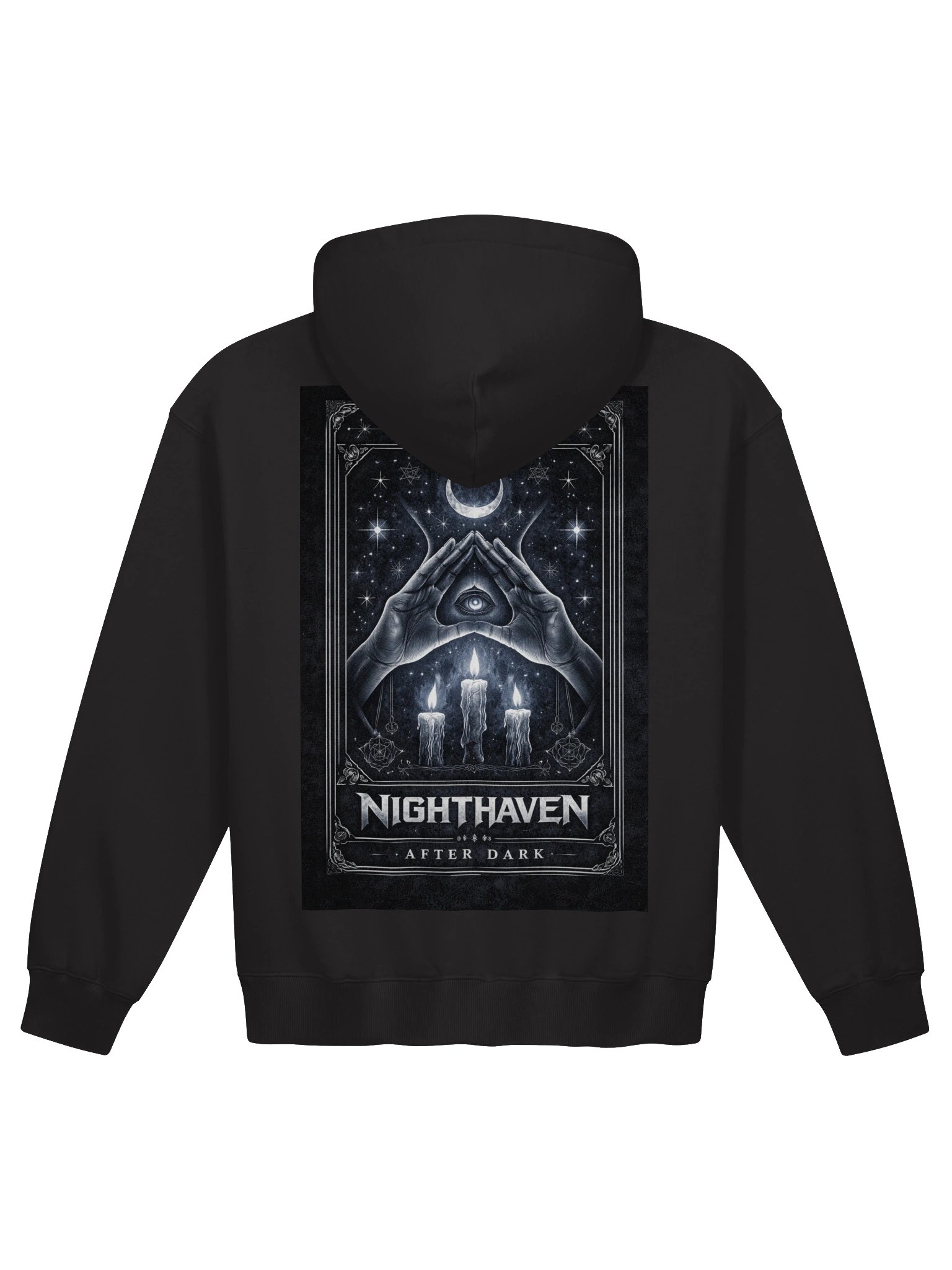 Night Haven Gothic Raven Hoodie product image (2)