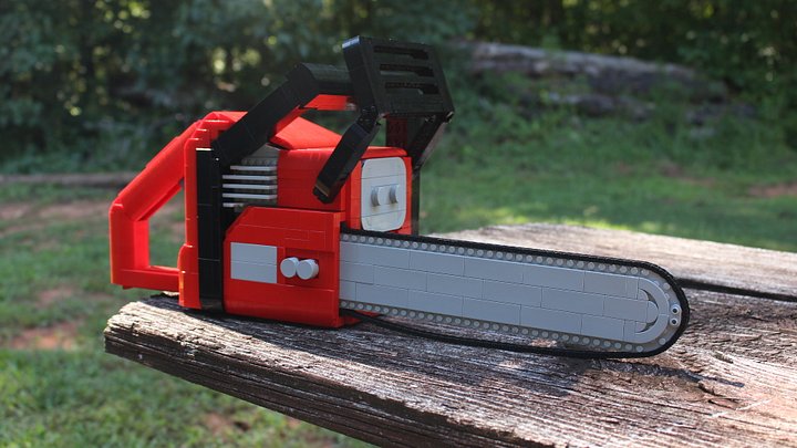 Vacuum-Powered Chainsaw MOC Instructions product image (1)