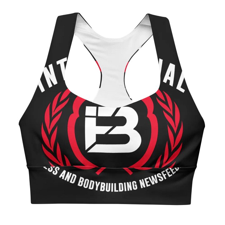 IFBNewsfeed.Org's All-Over Print Longline Sports Bra product image (2)