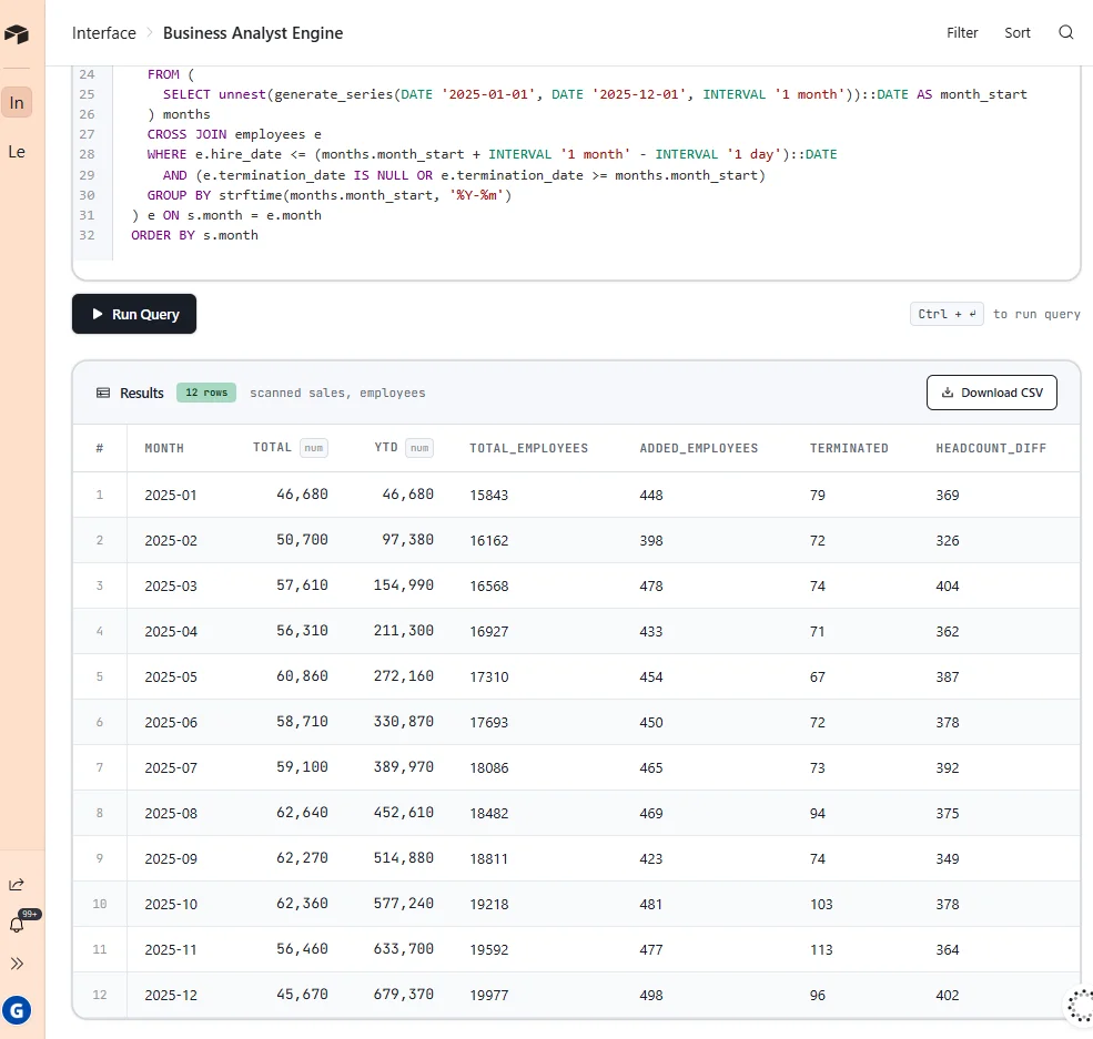 Business Analyst Engine (SQL reports for Airtable) product image (3)