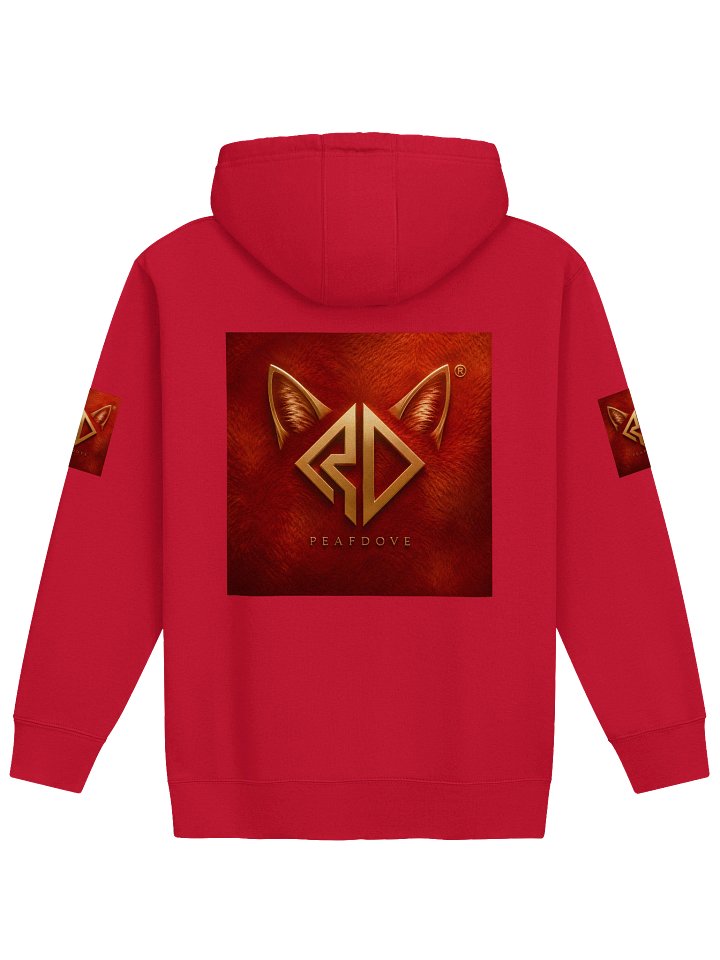 PEAFDOVE® RED HOODIE DUO — Cat Head Signal Edition product image (2)
