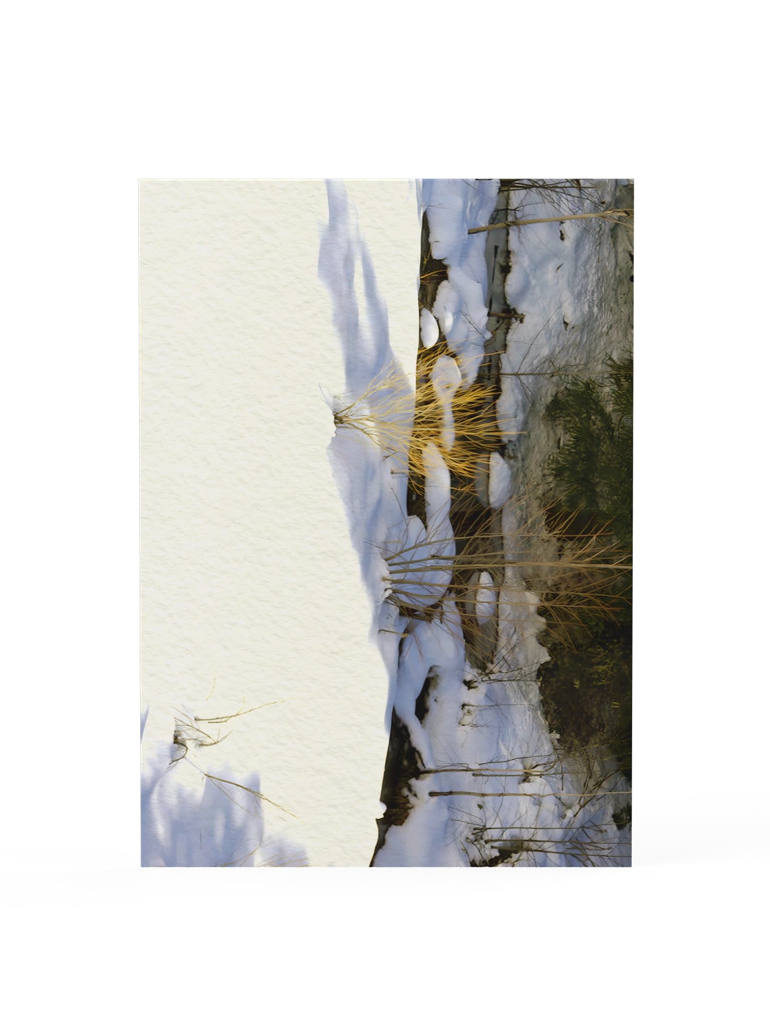 Winter Stream Snowscape Poster product image (3)