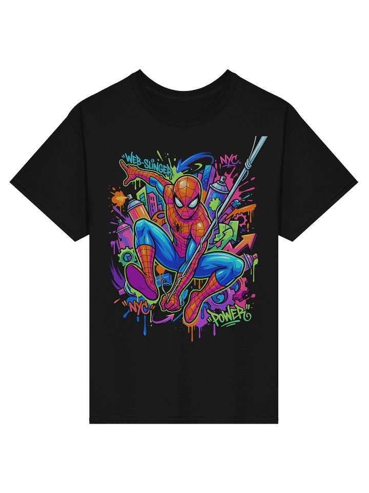 Spiderman graffiti t-shirt product image (6)