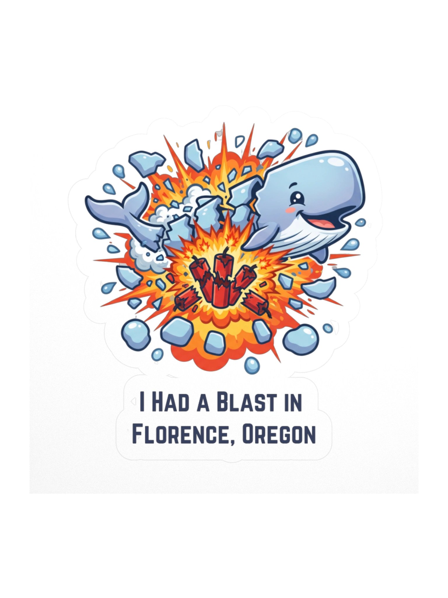 Whale Incident Sticker product image (1)