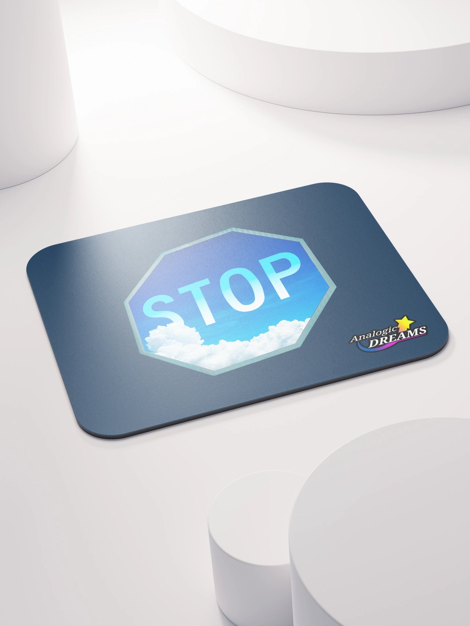 Stop Sign Clouds (Mouse Pad) product image (4)