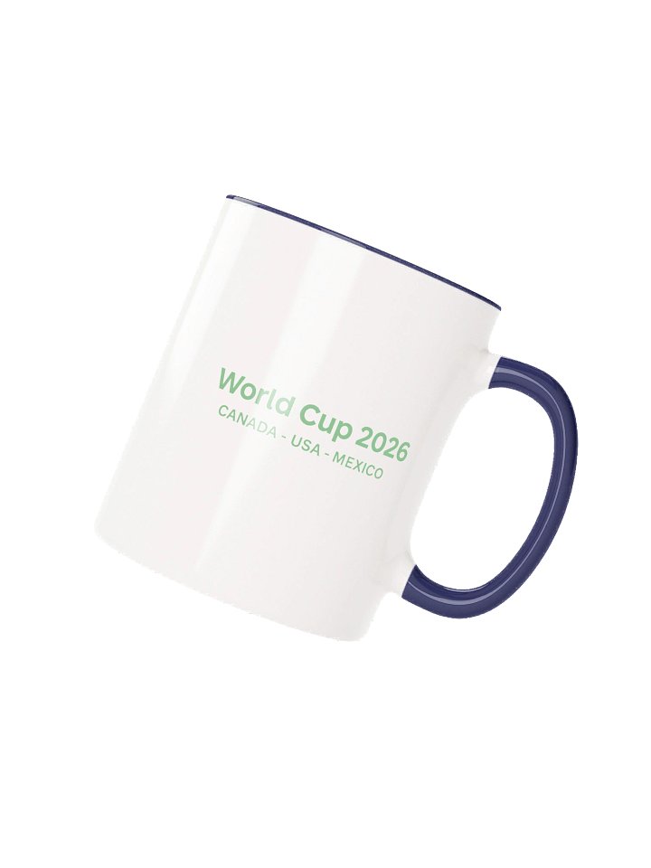 Uzbekistan 2026 World Cup Flag Mug - Uzbekistan Soccer Fan Coffee Cup - Premium Two-Tone Ceramic Mug product image (2)