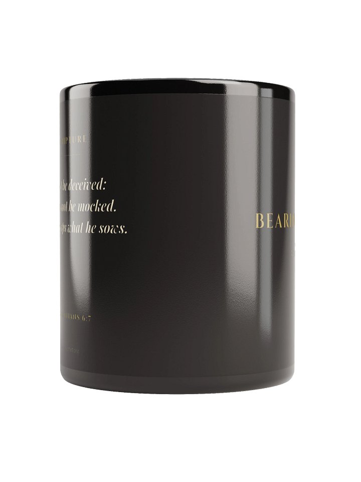 Galatians 6:7/Do Not Be Deceived Mug (Black) product image (4)