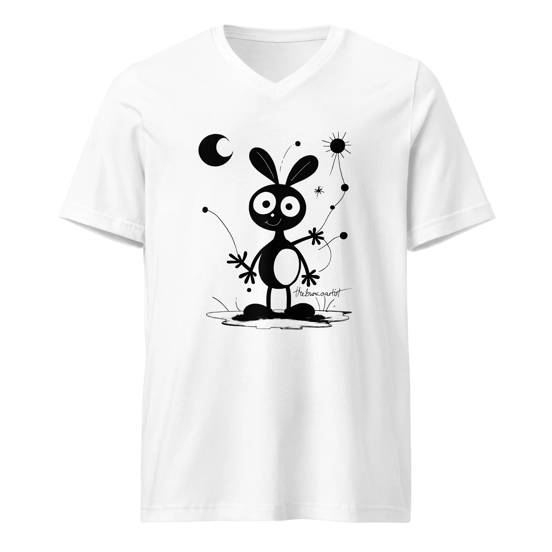 Bella+Canvas Short Sleeve V-Neck Jersey T-Shirt product image (1)