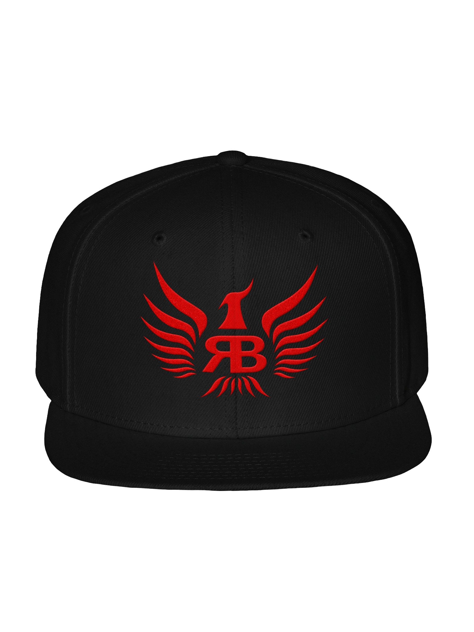 Raymundo Beltrán Original RB Logo Snapback – Black & Red Edition product image (1)