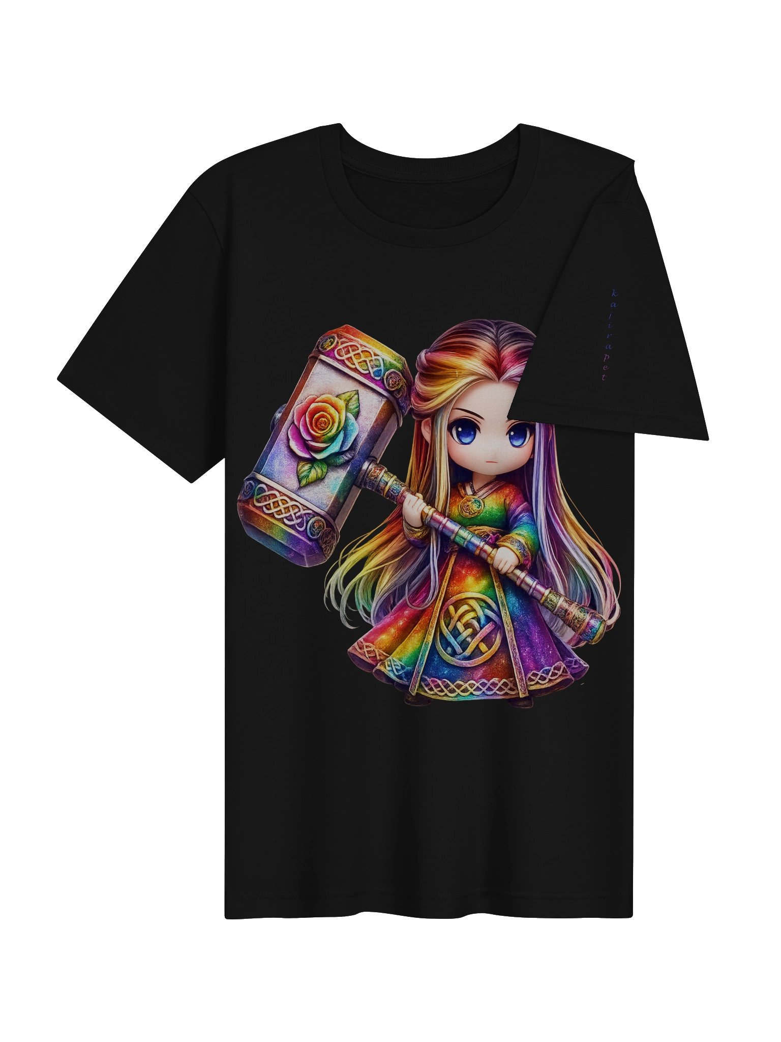 Rainbow Chibi Warrior Tee product image (4)